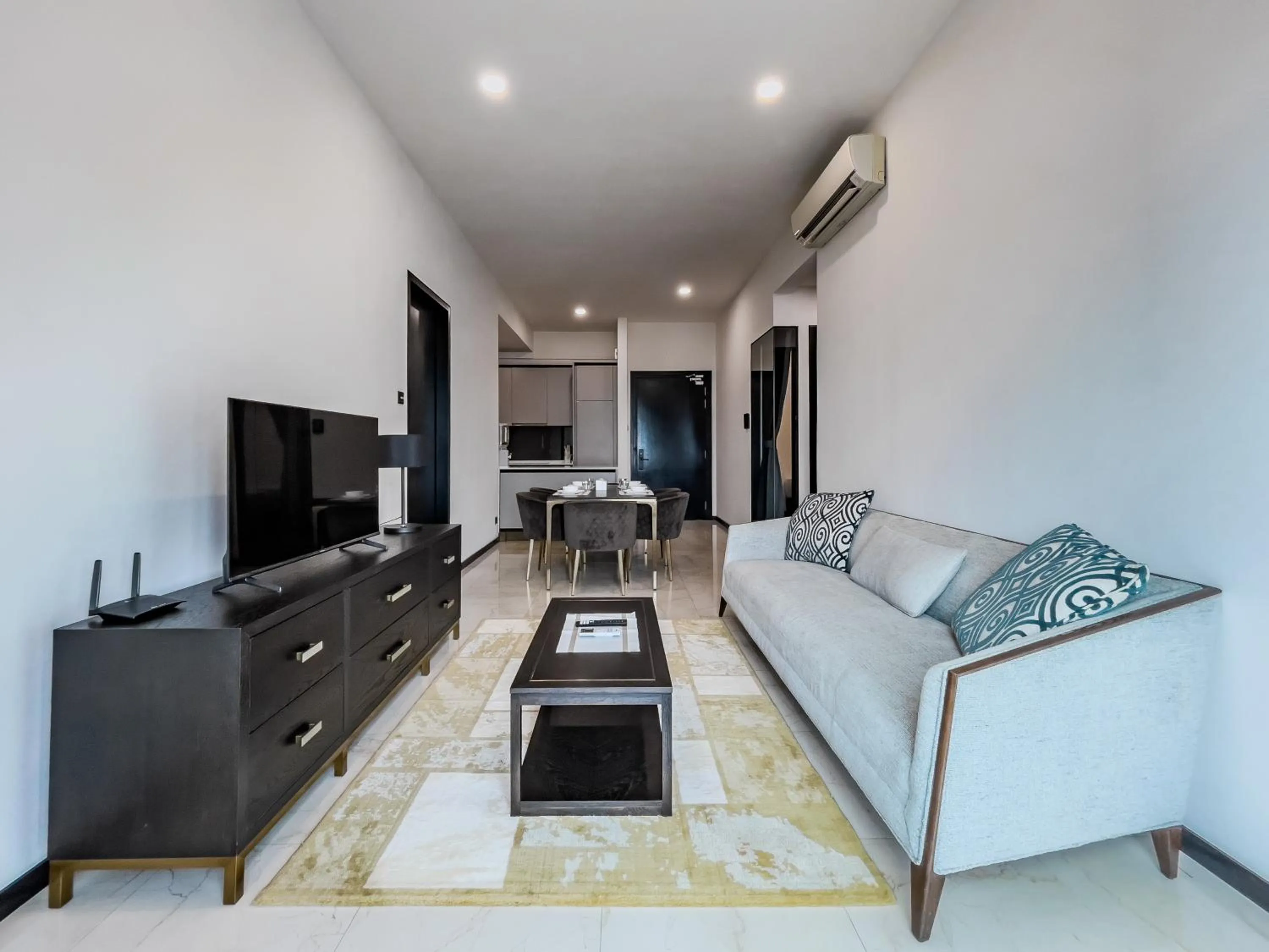 Living room in Opus Residences by Wakely Kuala Lumpur