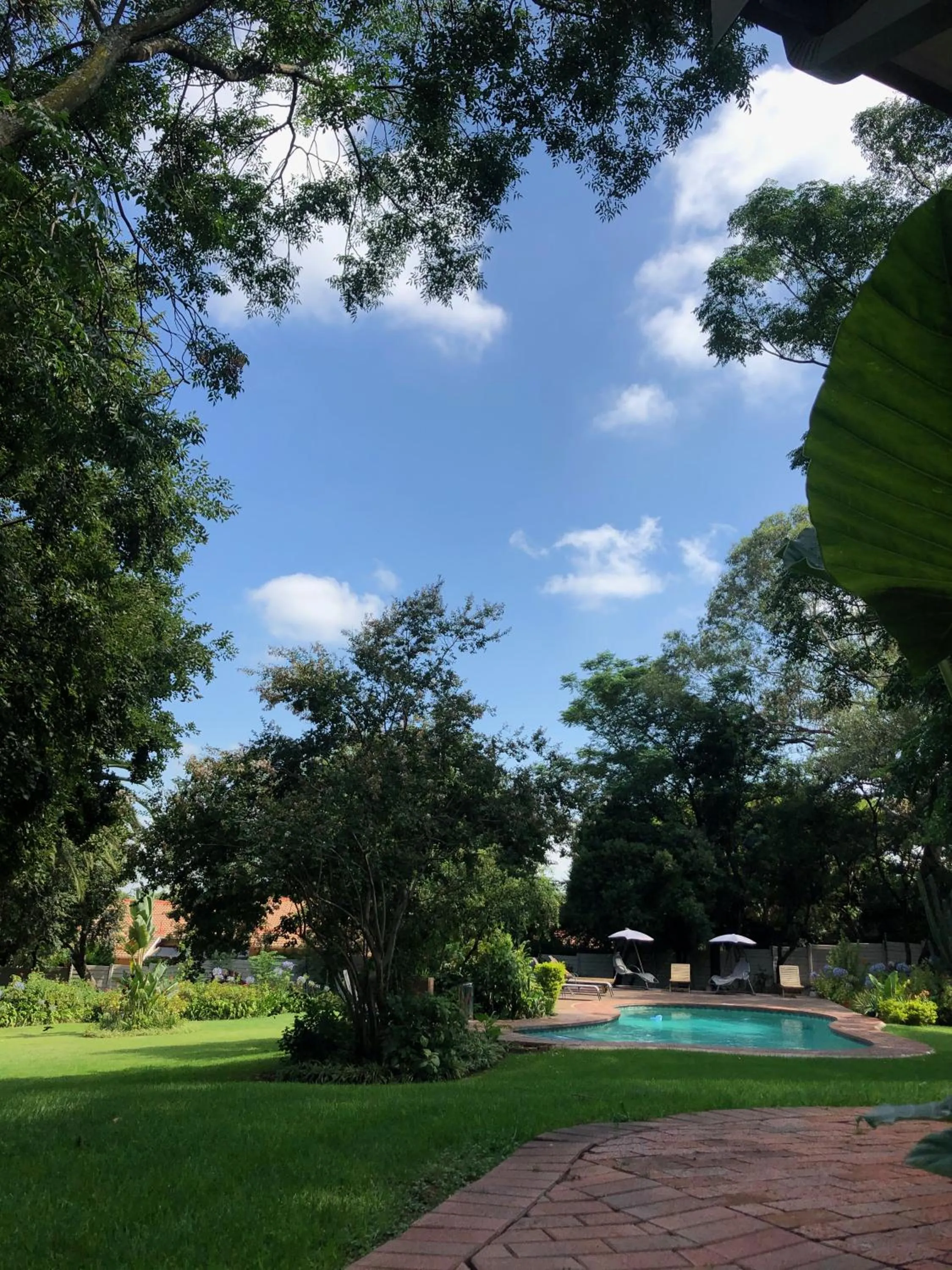 Patio in The Haystack On Homestead
