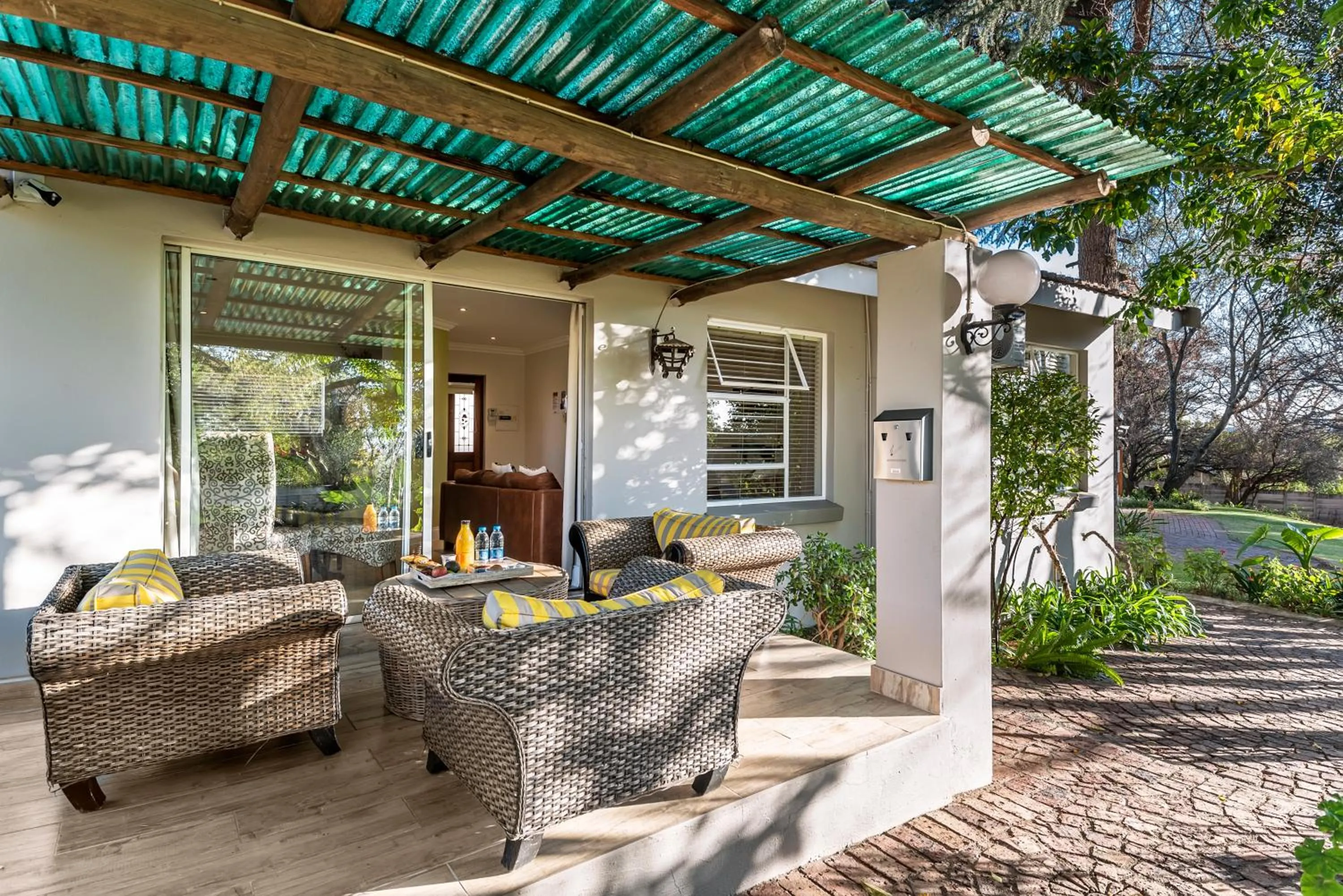 Patio in The Haystack On Homestead