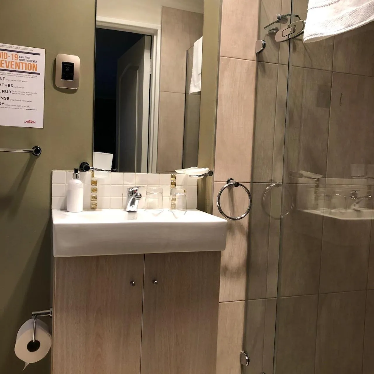 Bathroom in The Haystack On Homestead