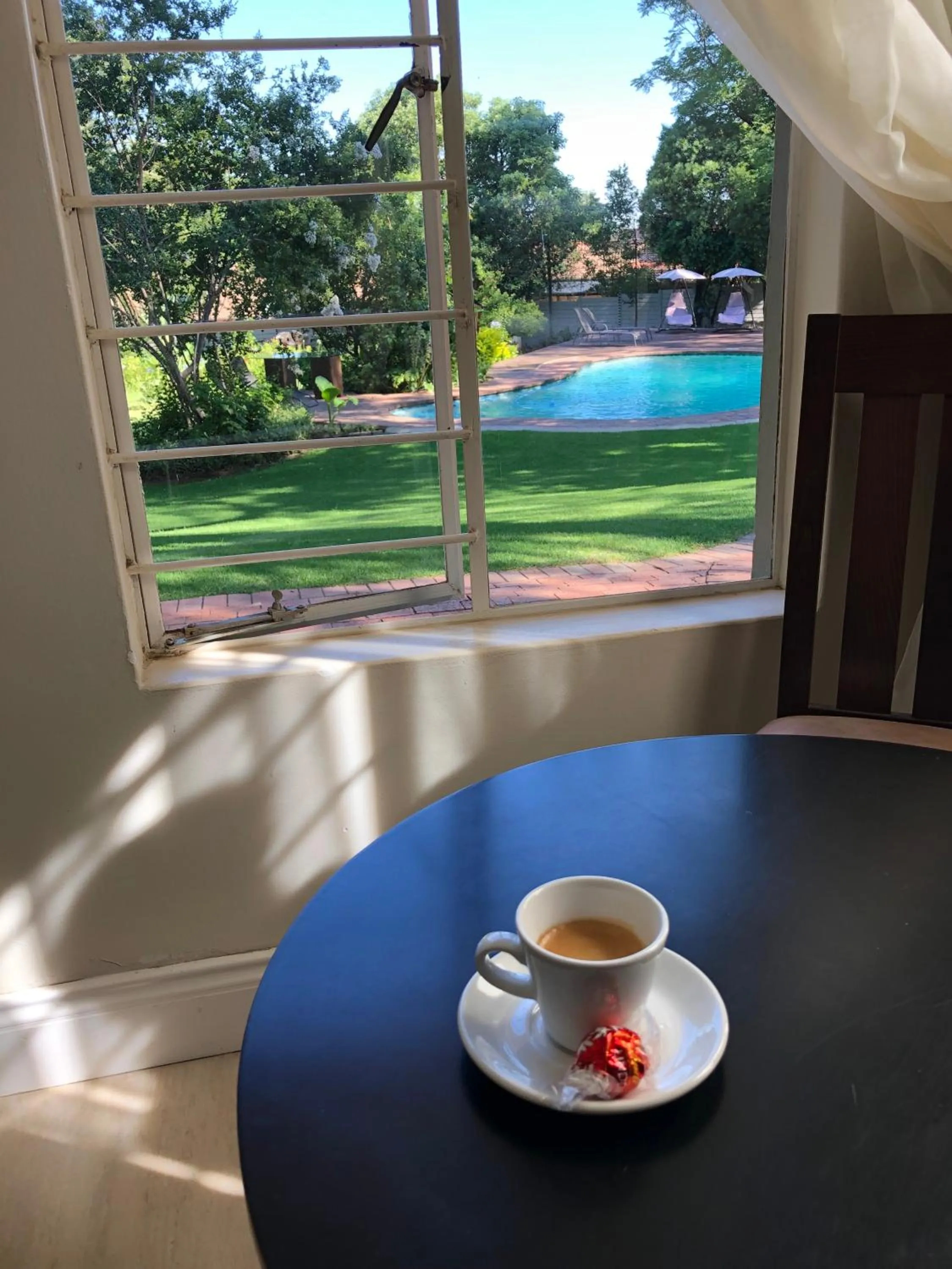 Garden view in The Haystack On Homestead