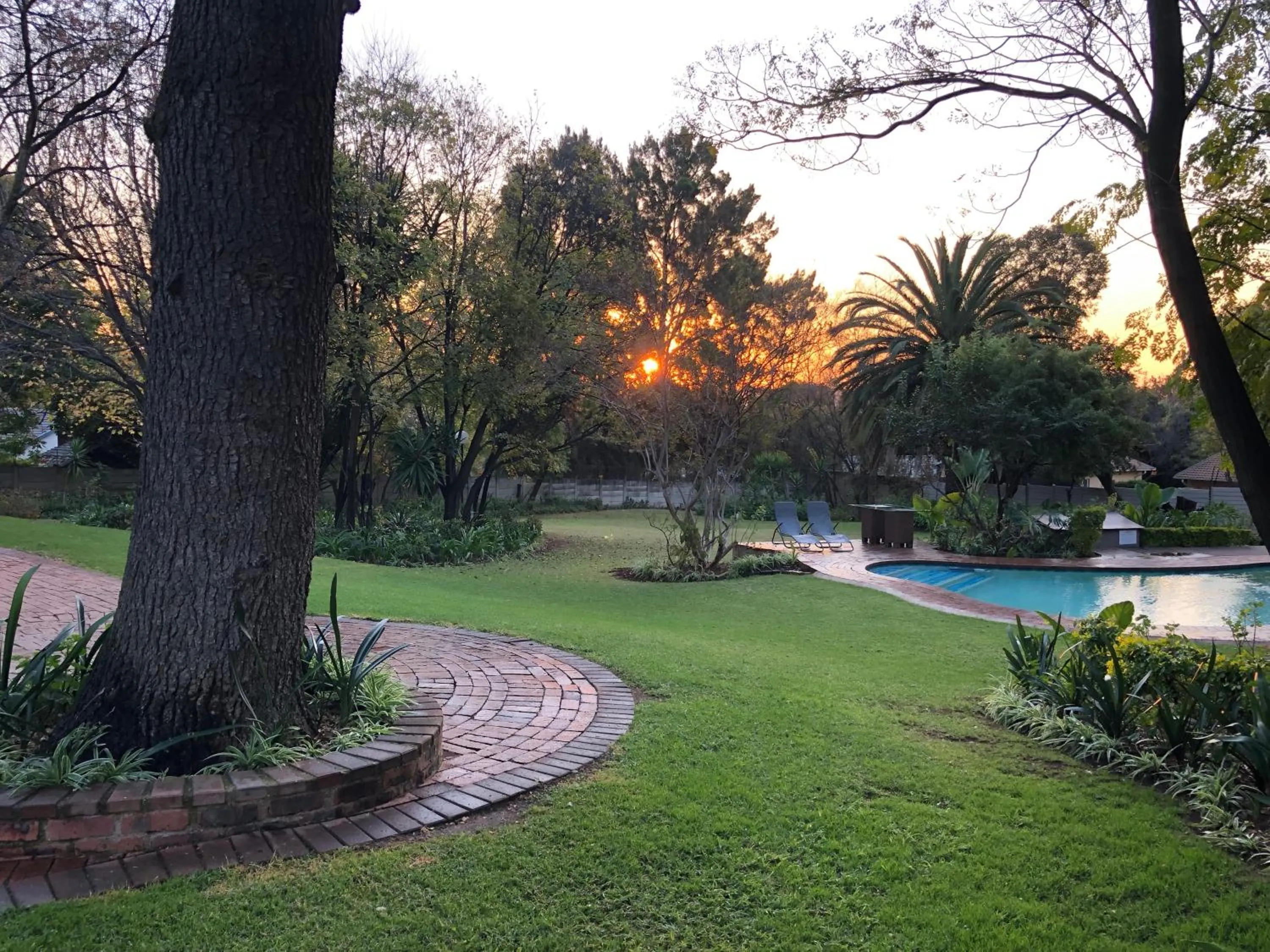Garden view in The Haystack On Homestead