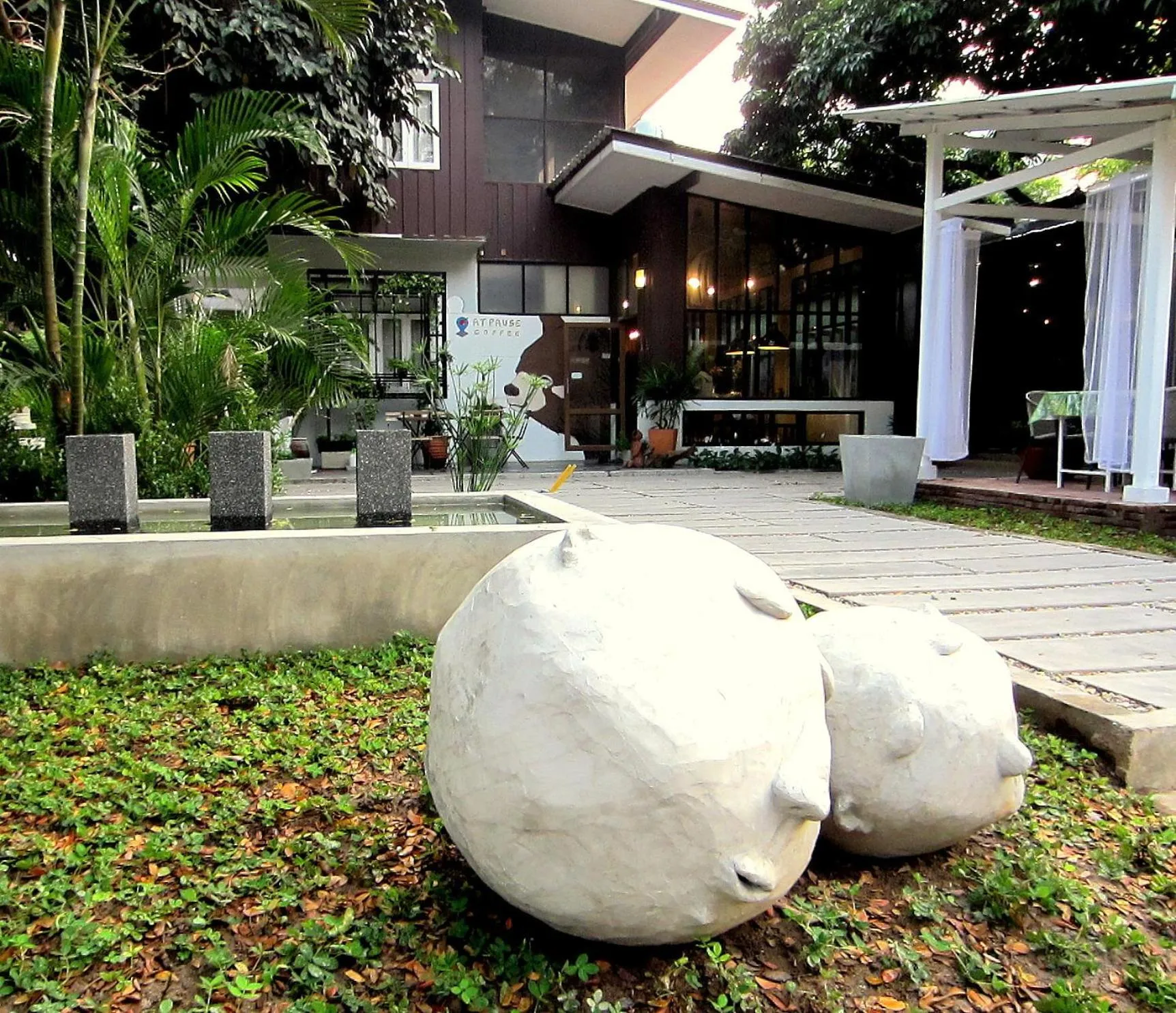 Facade/entrance in Chiang Mai D Hostel