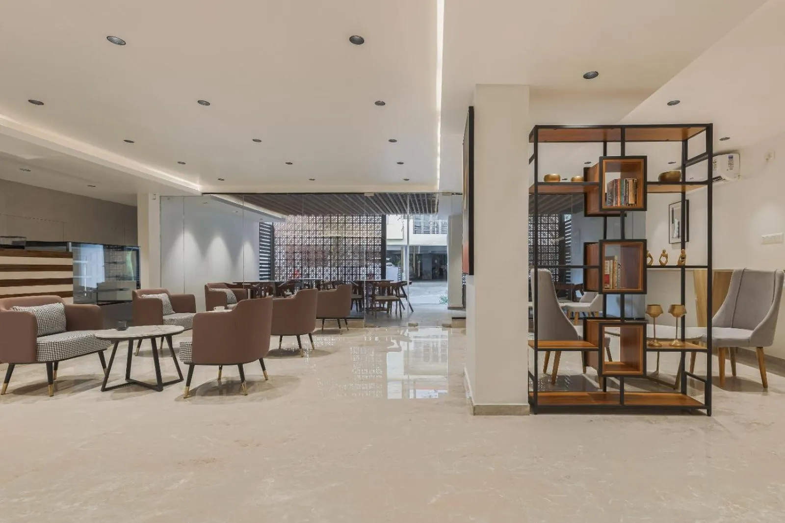 Seating area in Akoya Business Hotel Whitefield