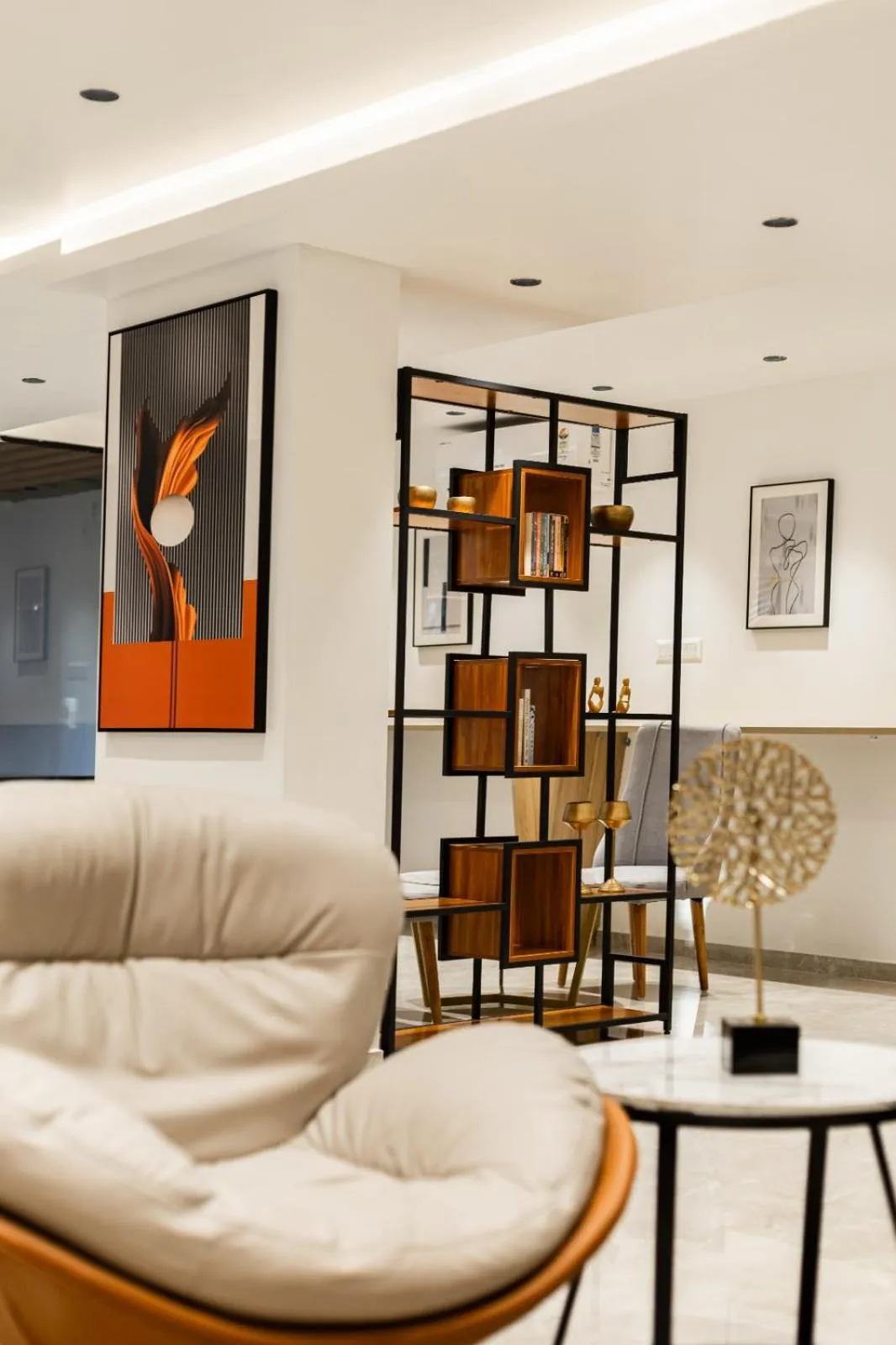 Seating area in Akoya Business Hotel Whitefield