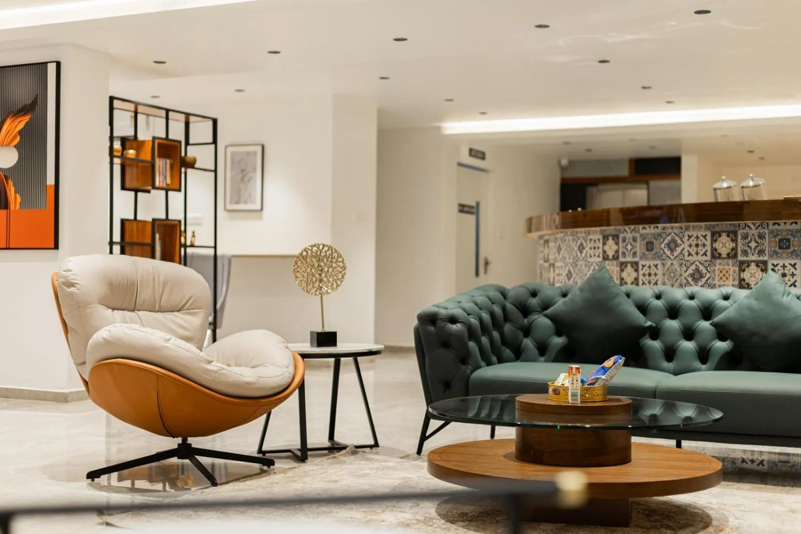 Living room in Akoya Business Hotel Whitefield