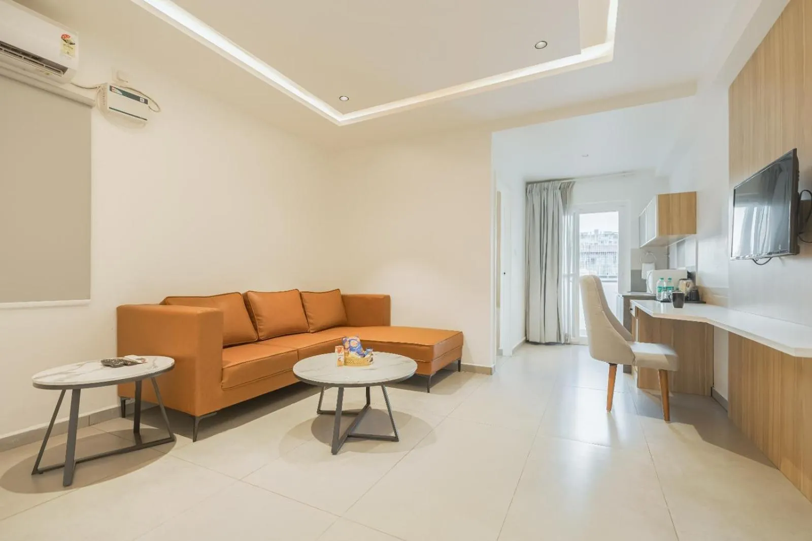 Seating area in Akoya Business Hotel Whitefield