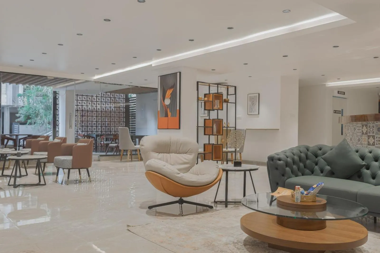 Living room in Akoya Business Hotel Whitefield