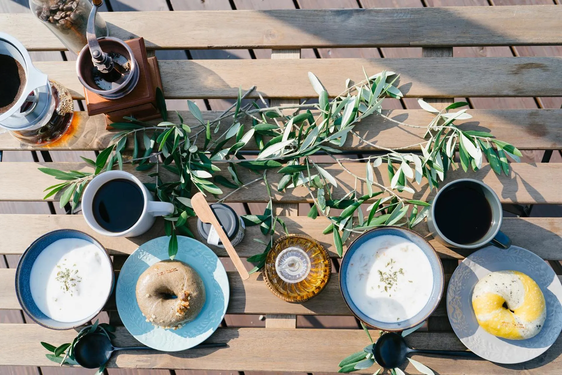 Breakfast in La toile