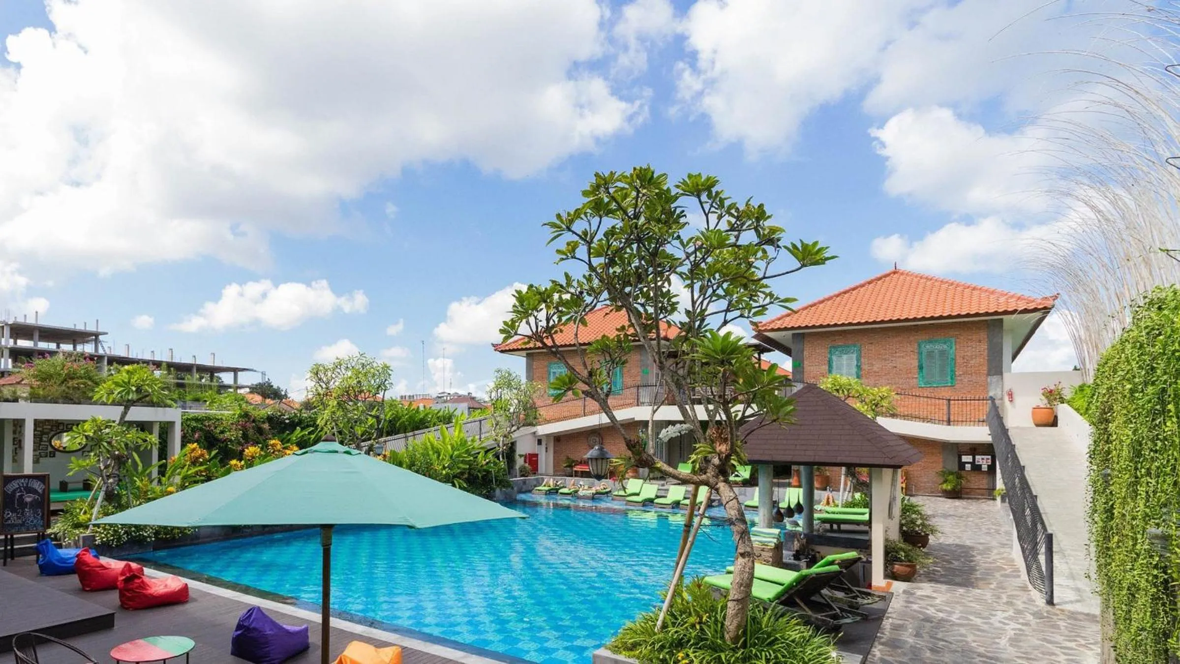 Pool view in SOLTERRA SEMINYAK Boutique Hotel & Spa Powered by Archipelago
