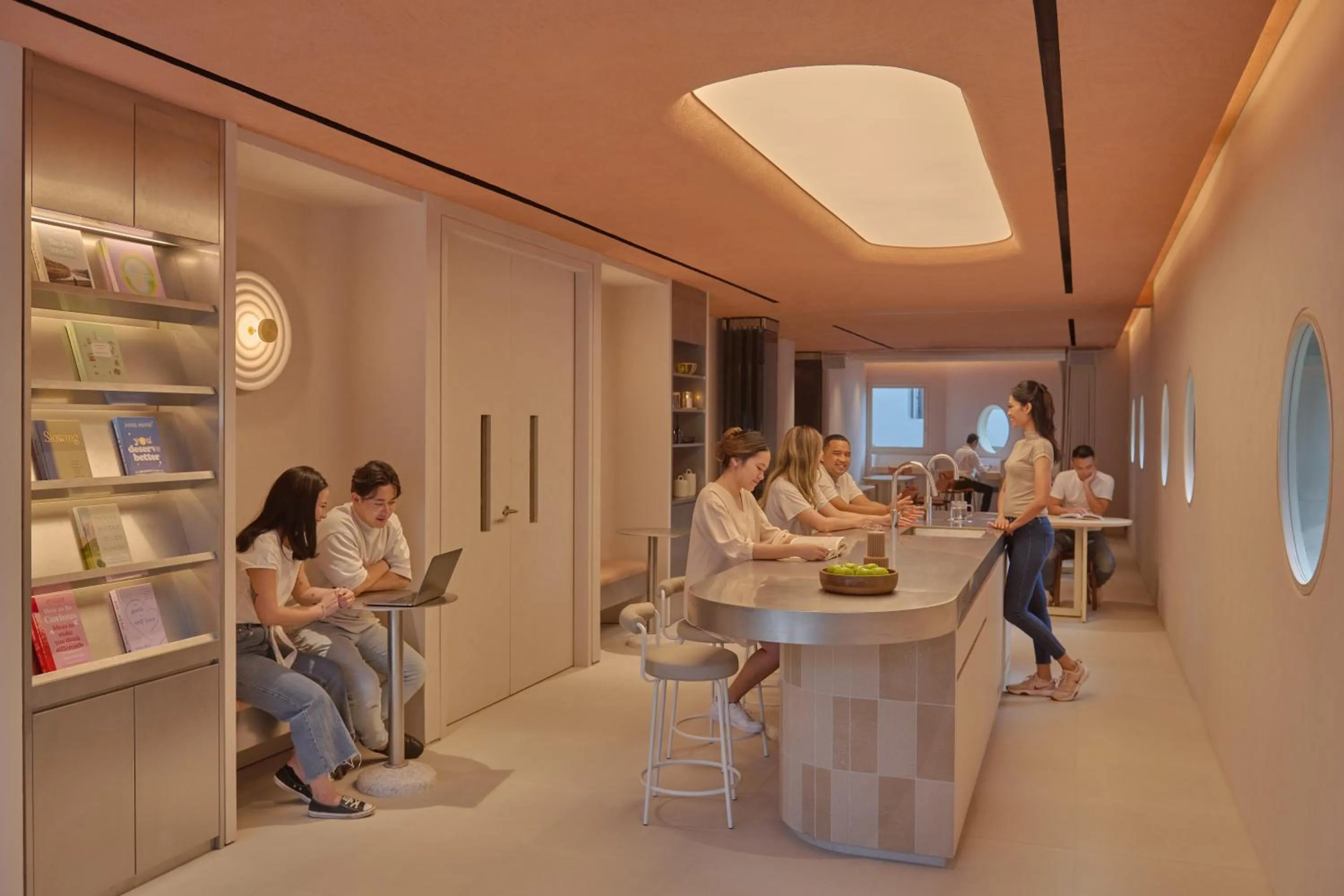 group of guests in KINN Habitat