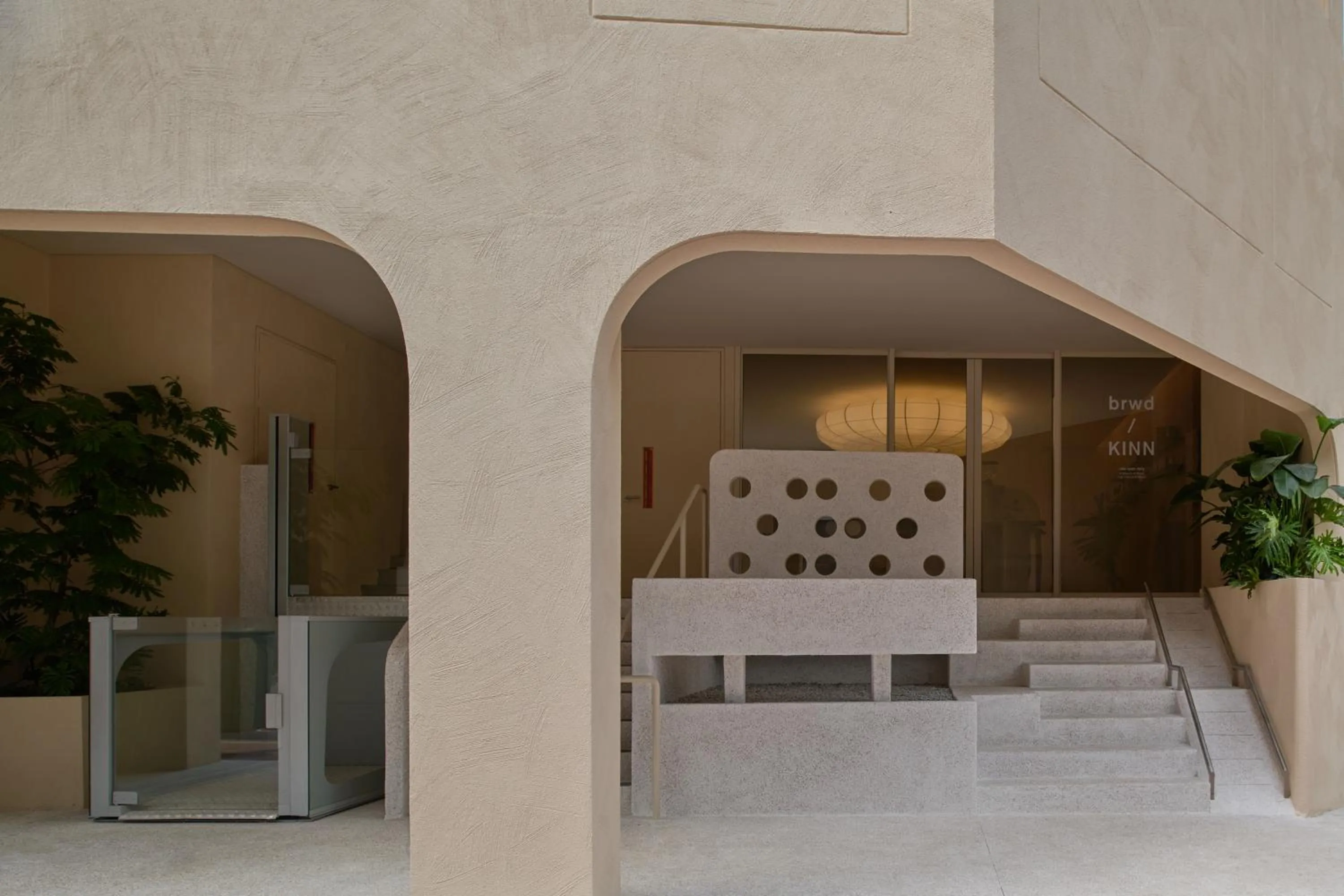 Facade/entrance in KINN Habitat