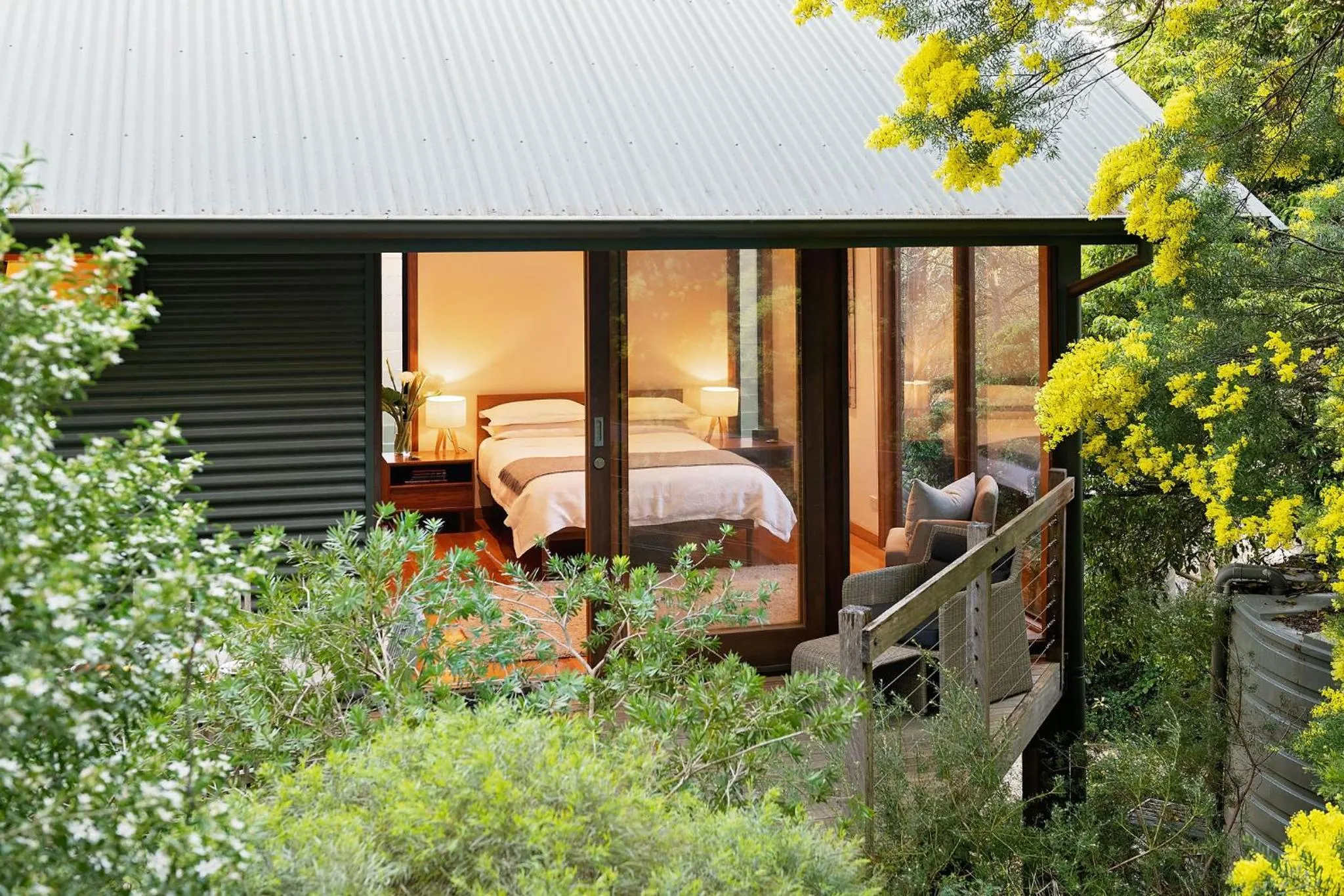 Bed in Cladich Pavilions Bed and Breakfast