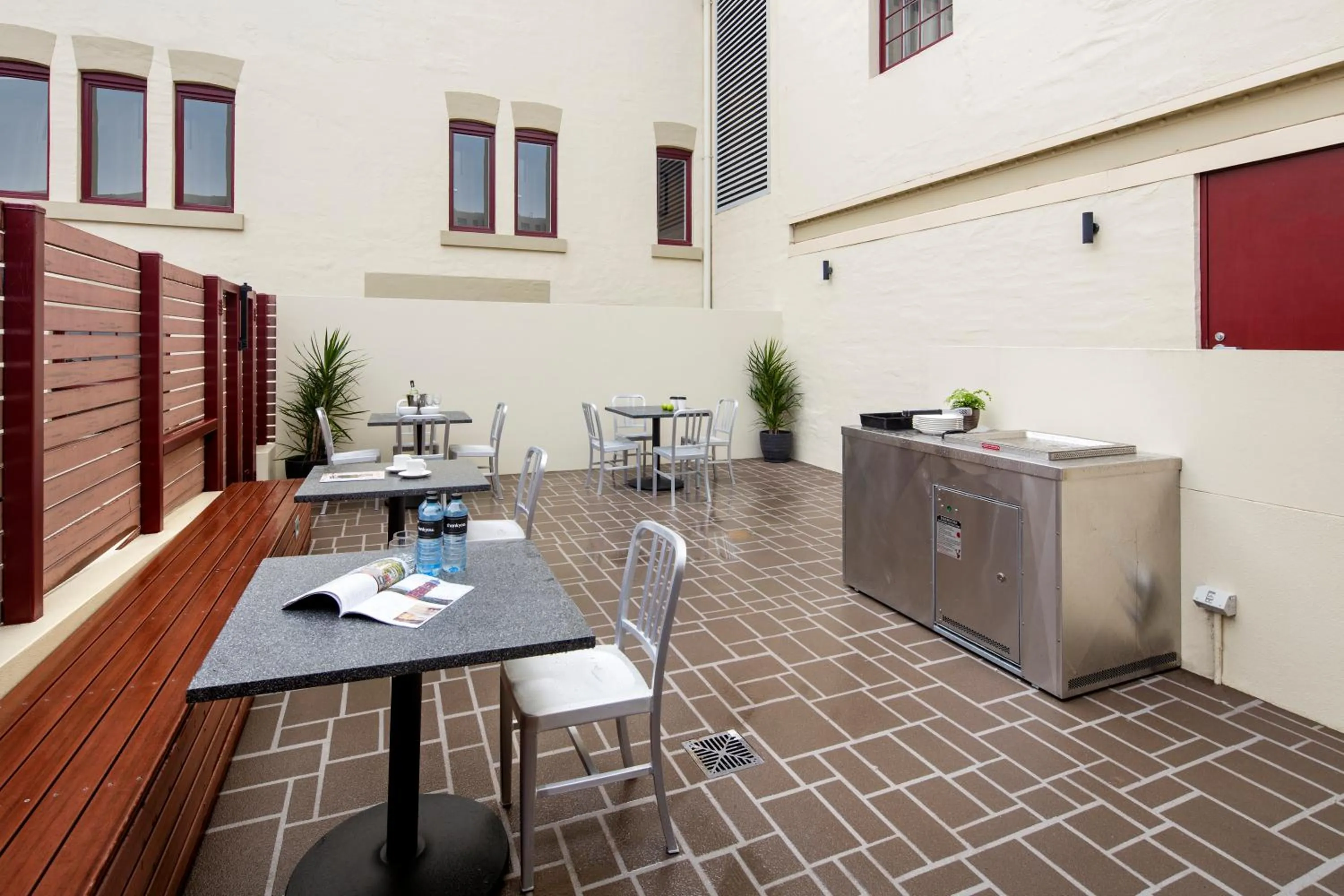 BBQ facilities in Quest Newcastle West