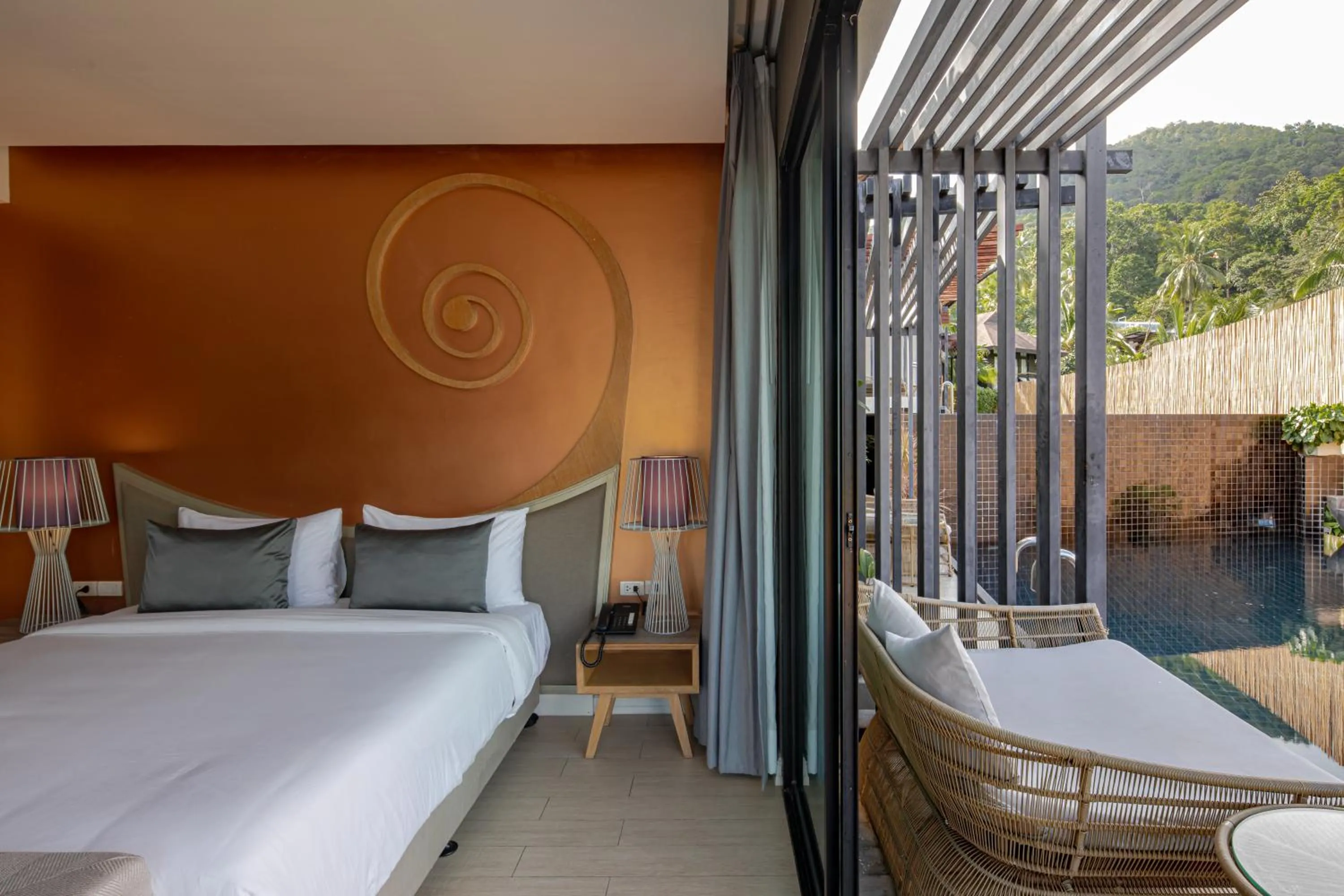 Bed in The Tarna Resort, Koh Tao