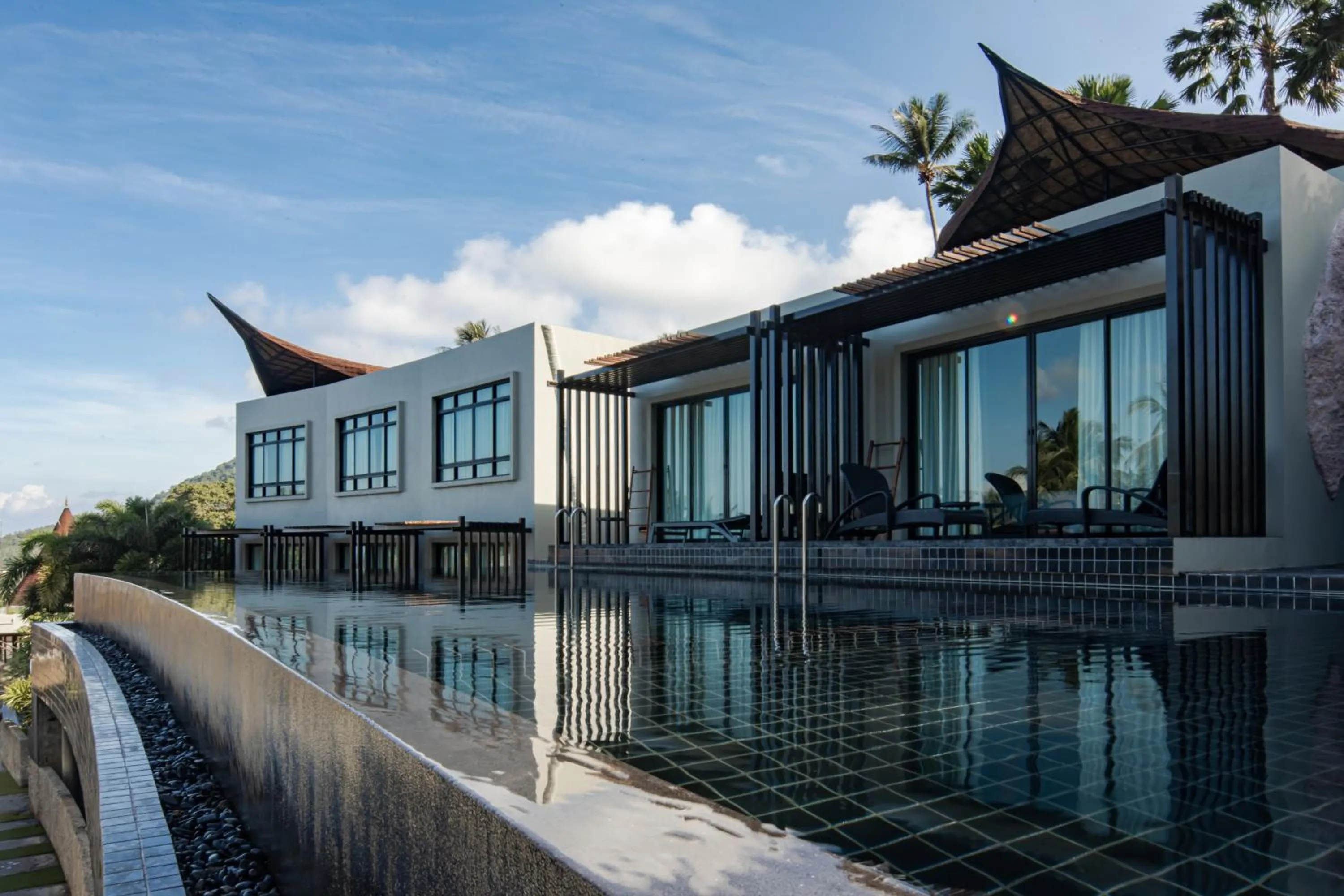 Pool view in The Tarna Resort, Koh Tao