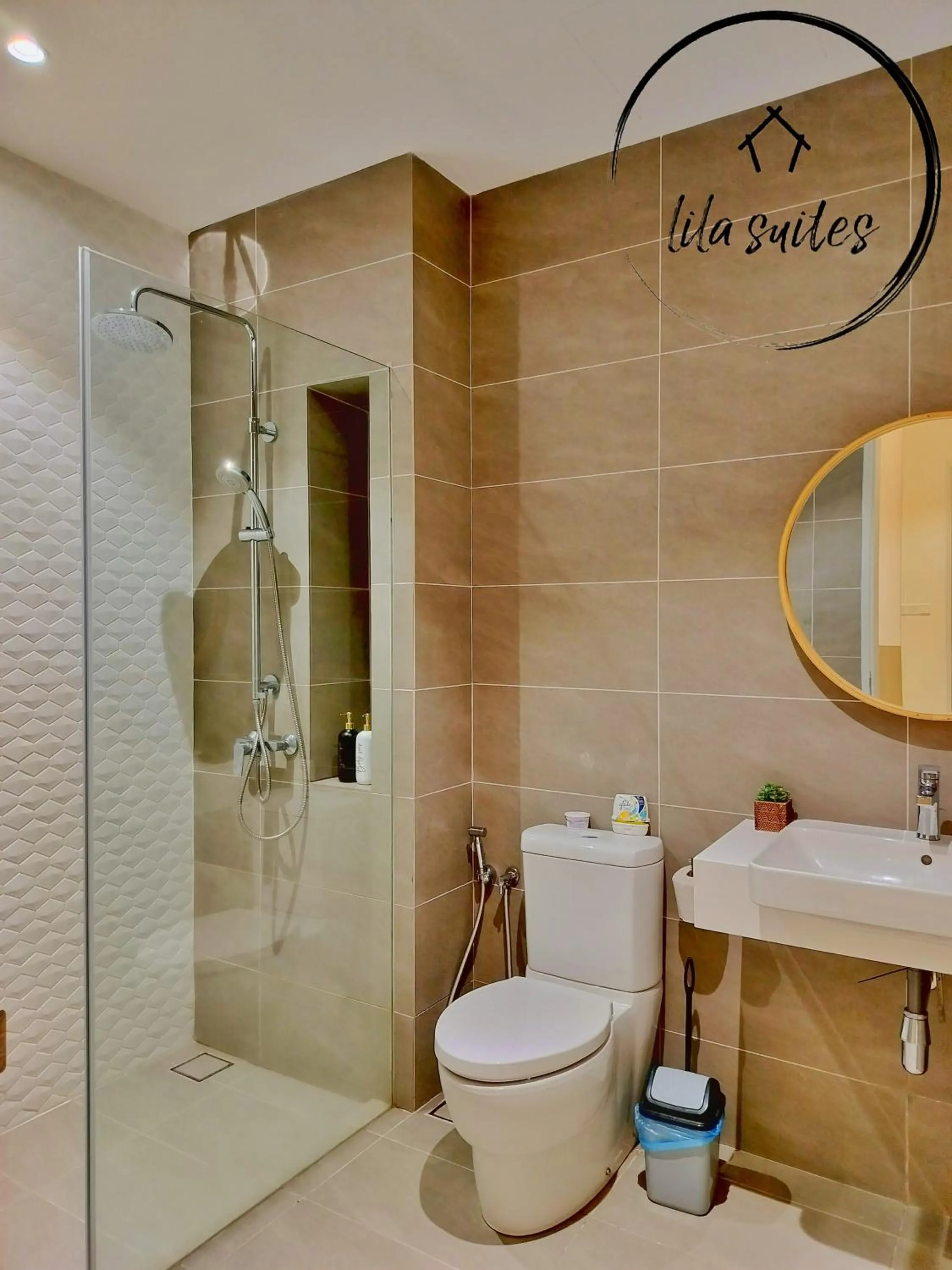 Shower in Lila Suites Quill Residence KLCC