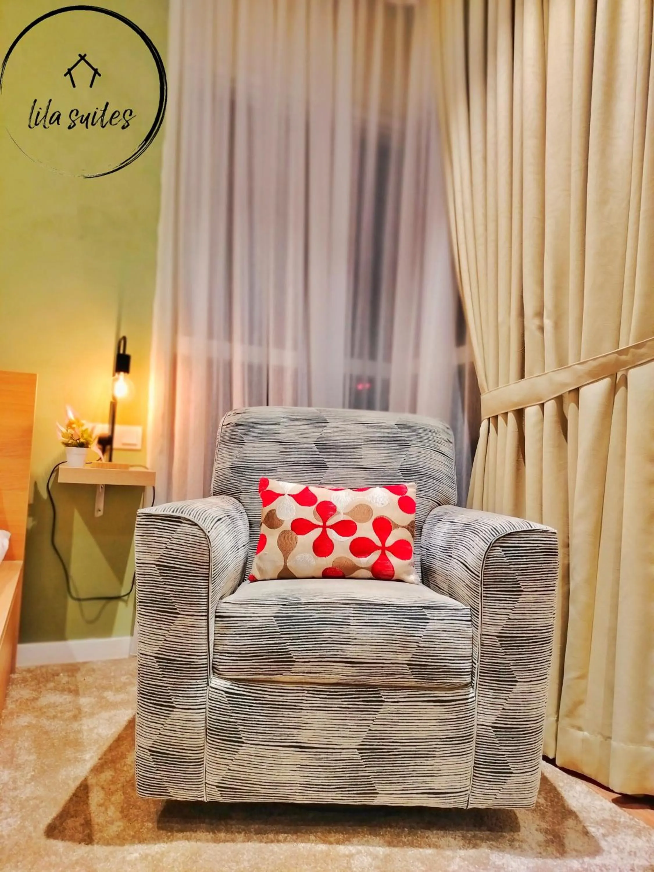 Seating area in Lila Suites Quill Residence KLCC