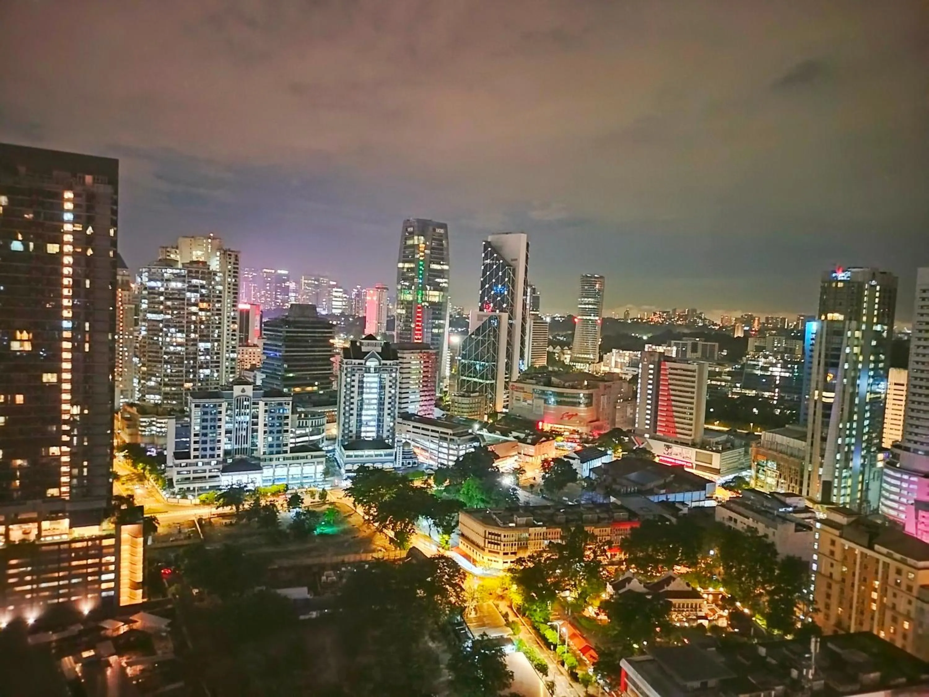 City view in Lila Suites Quill Residence KLCC