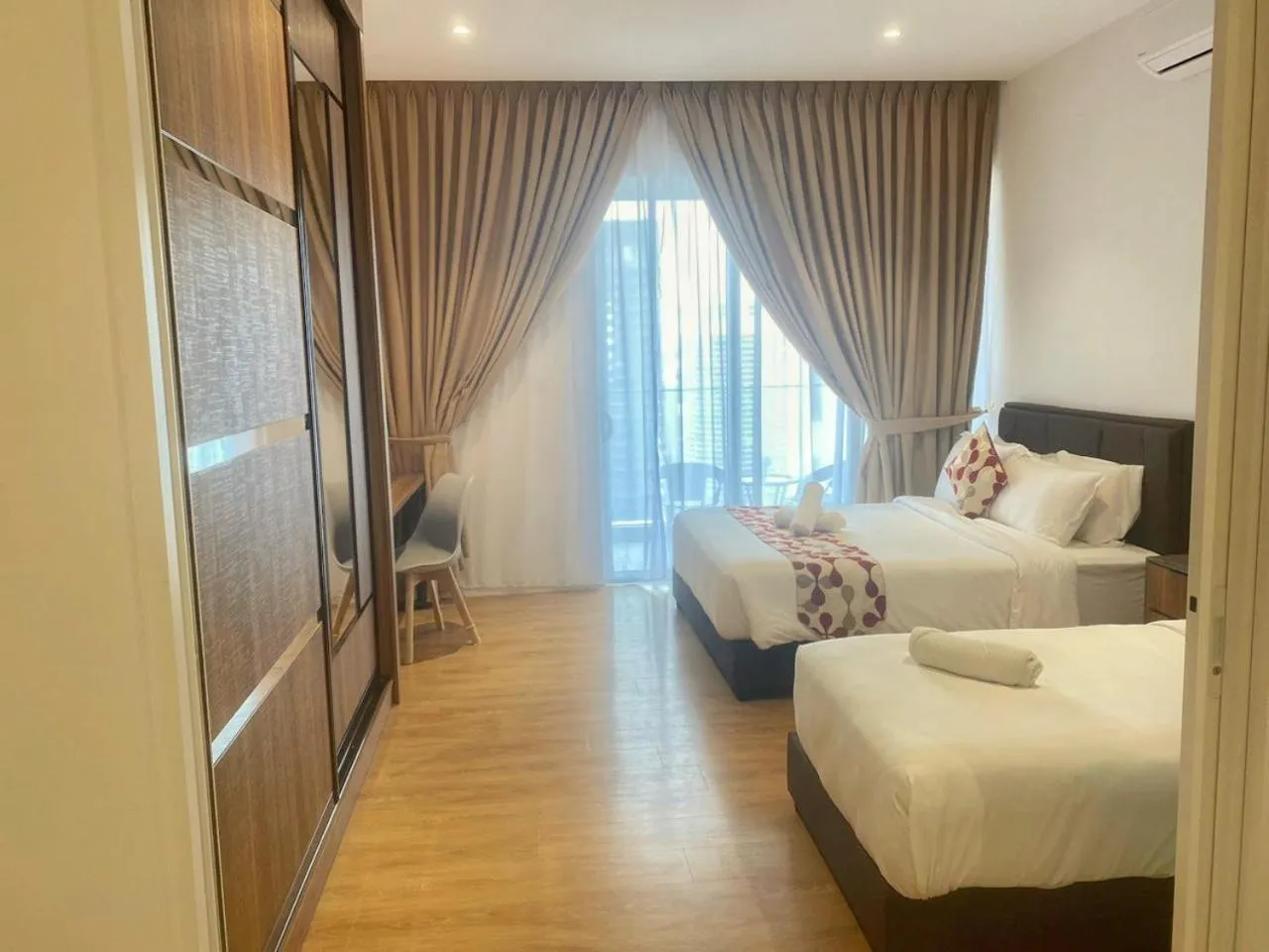 Bed in Lila Suites Quill Residence KLCC