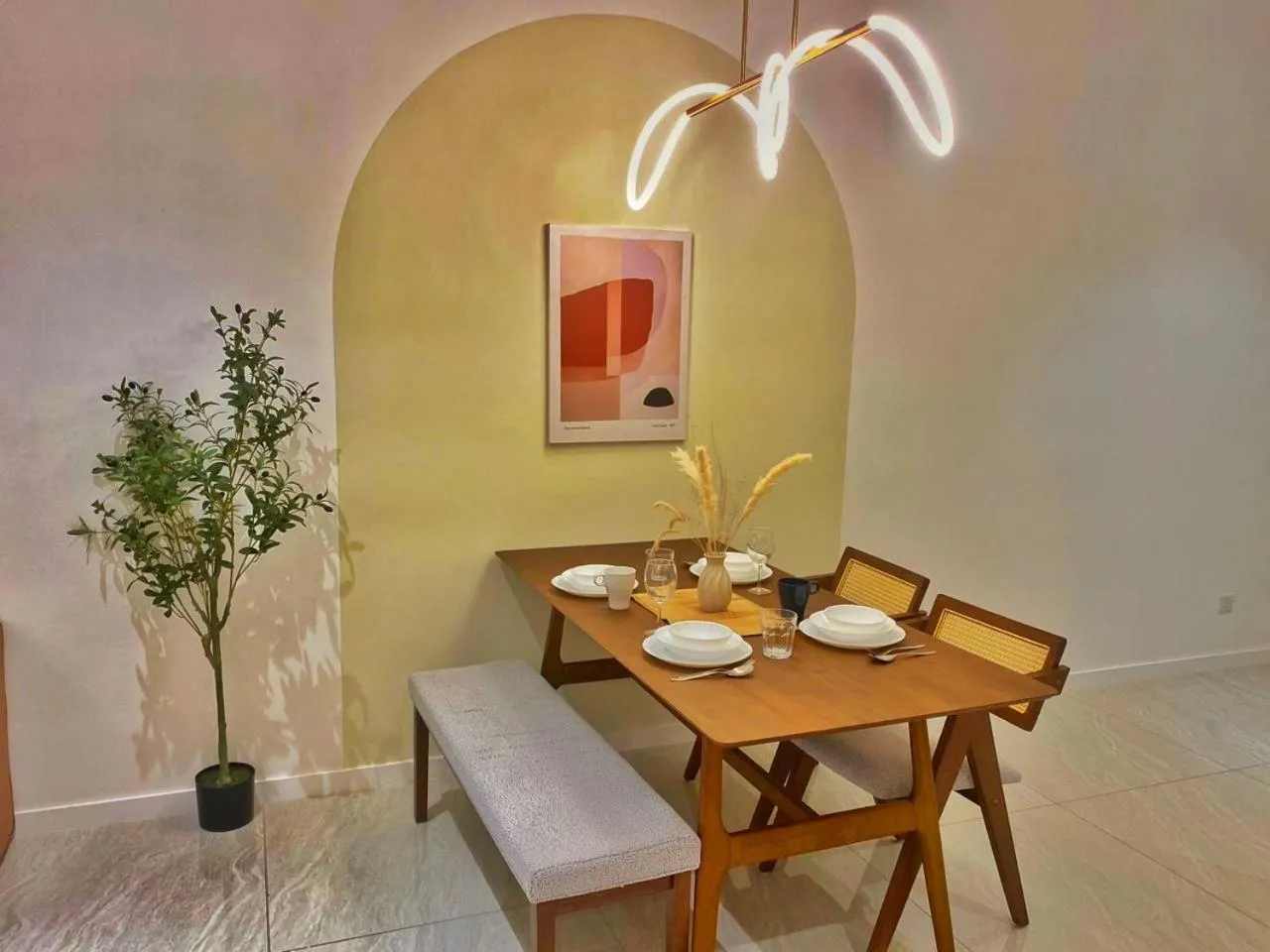 Dining area in Lila Suites Quill Residence KLCC