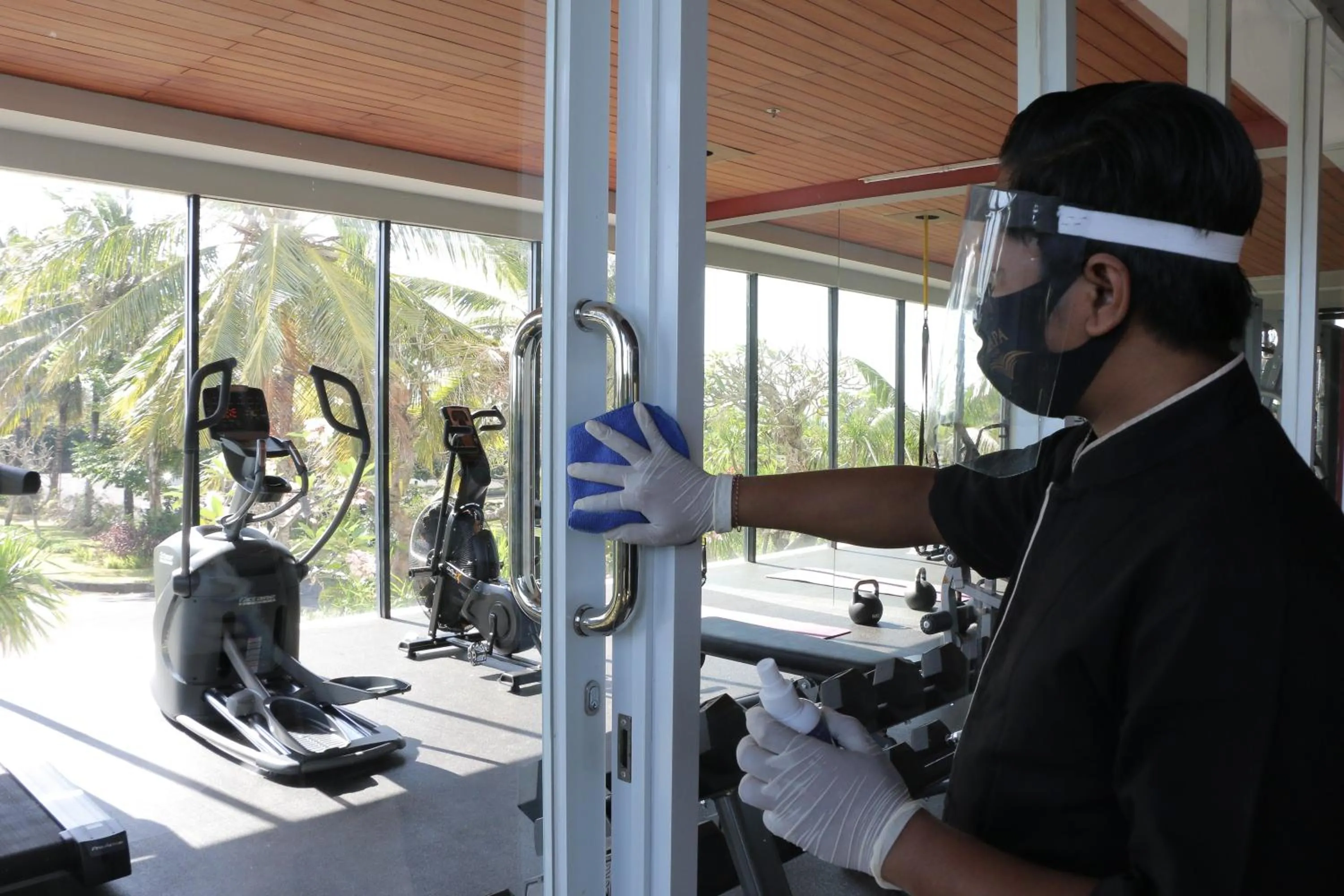 Fitness centre/facilities in Klapa Resort