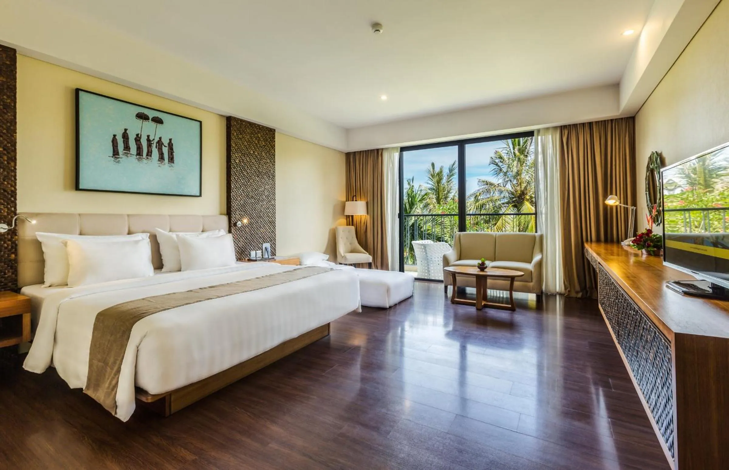 Bed in Klapa Resort