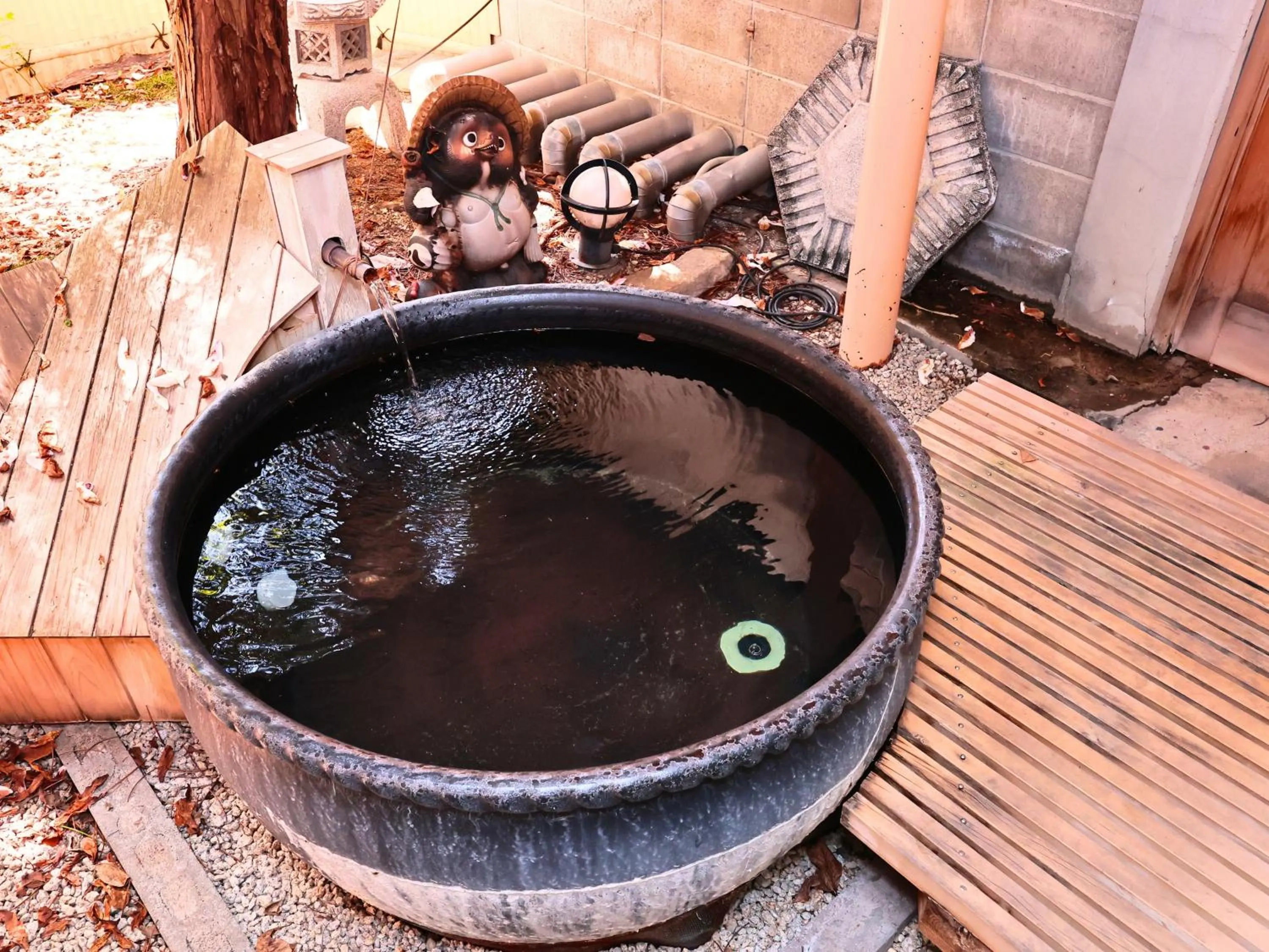 Open Air Bath in Oyado Hachibei