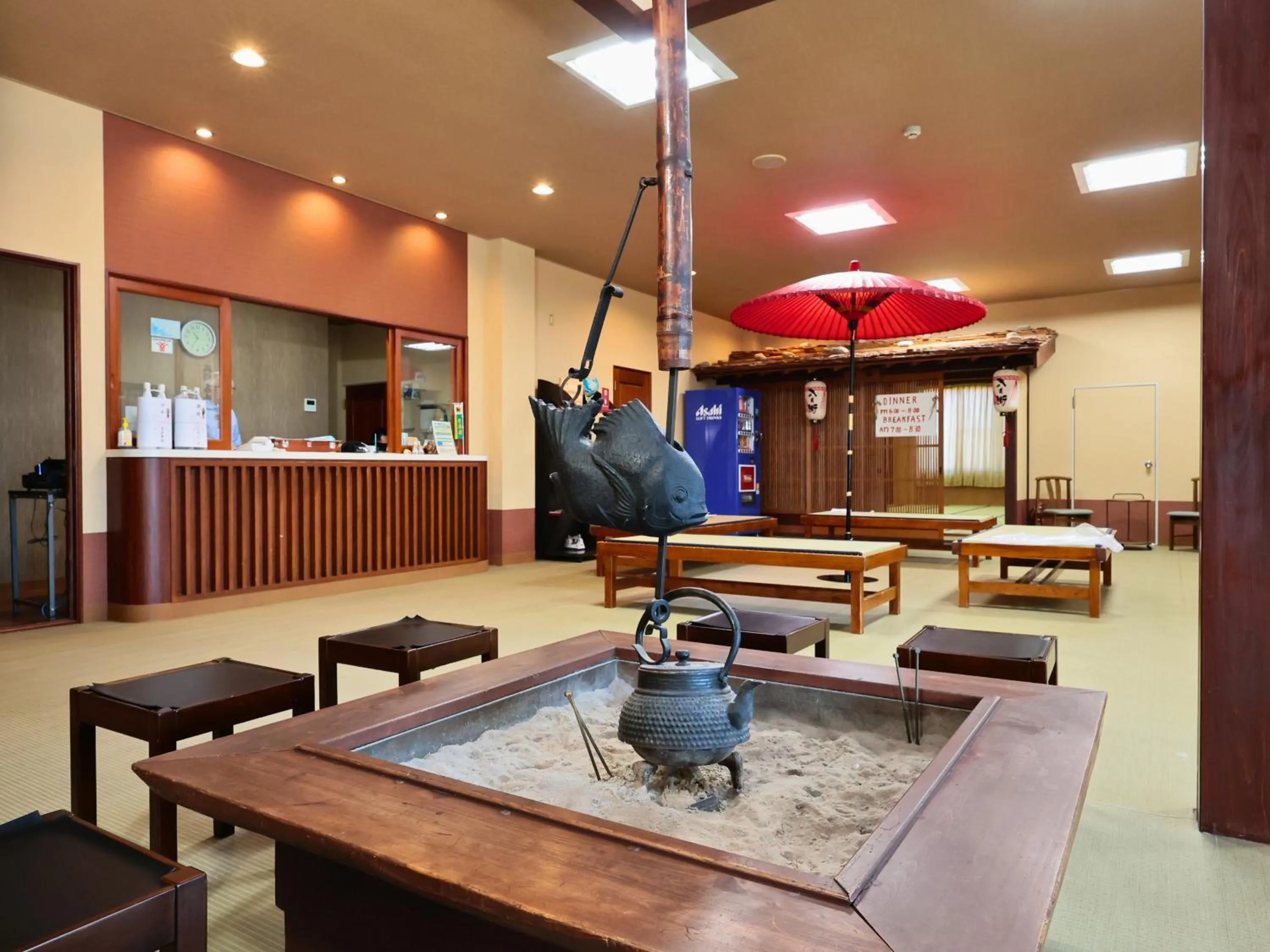 Lobby or reception in Oyado Hachibei