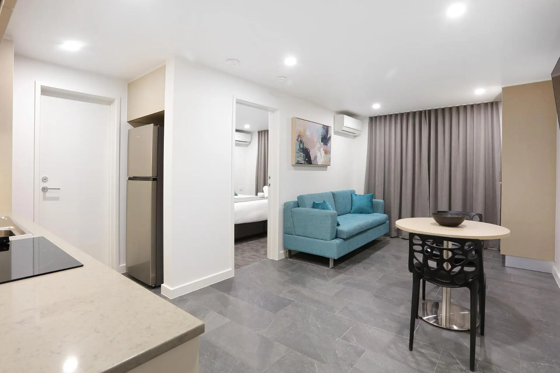 Living room in Southport Motel & Apartments