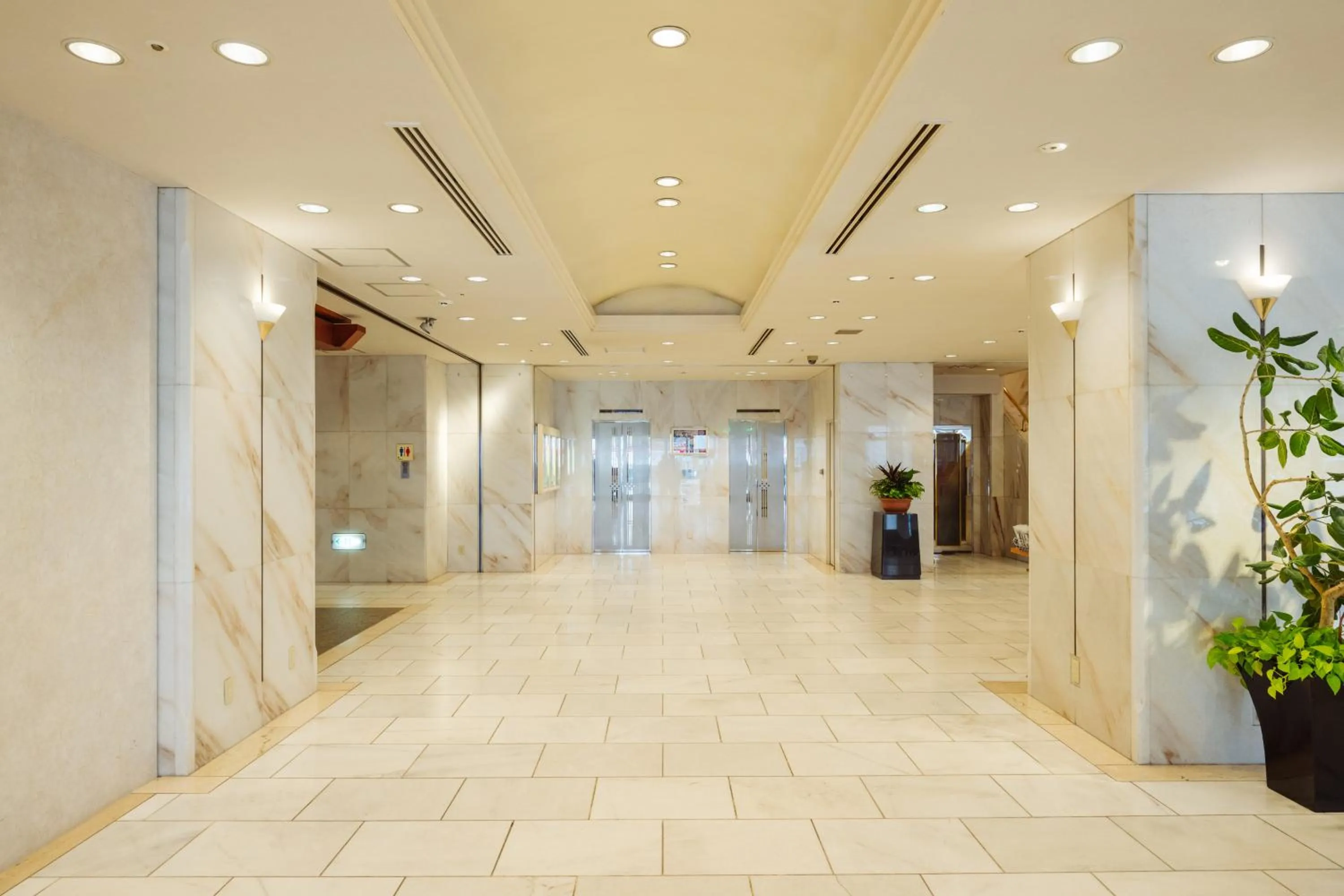 Lobby or reception in Nest Hotel Matsuyama