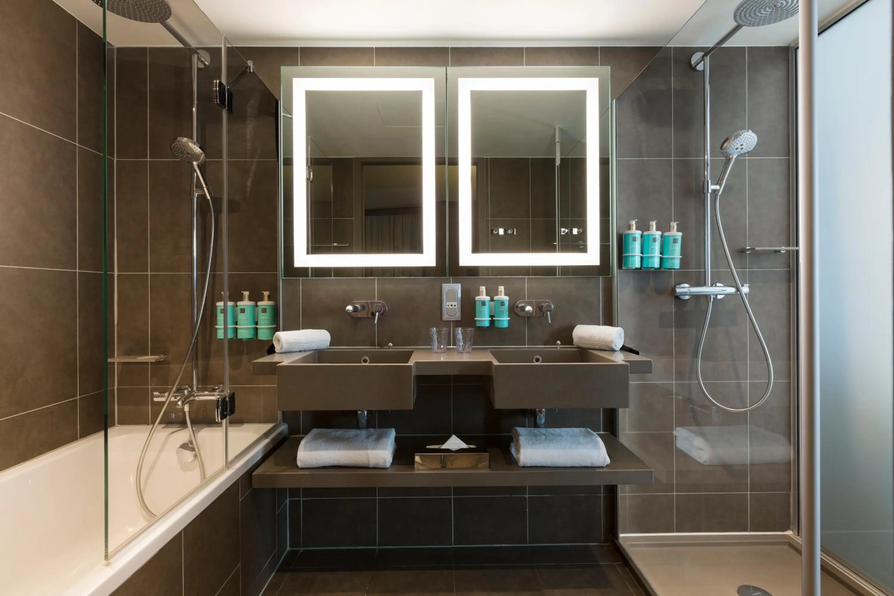 Shower in Novotel Paris Saint Denis Stade Basilique