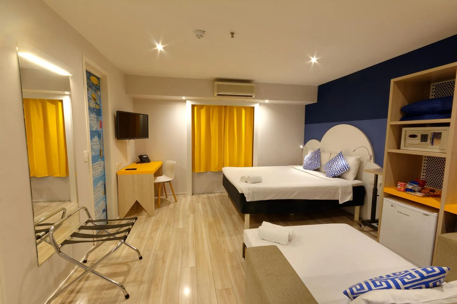 Bedroom, Bed in Golden Tower Express Anhembi by Fênix Hotéis