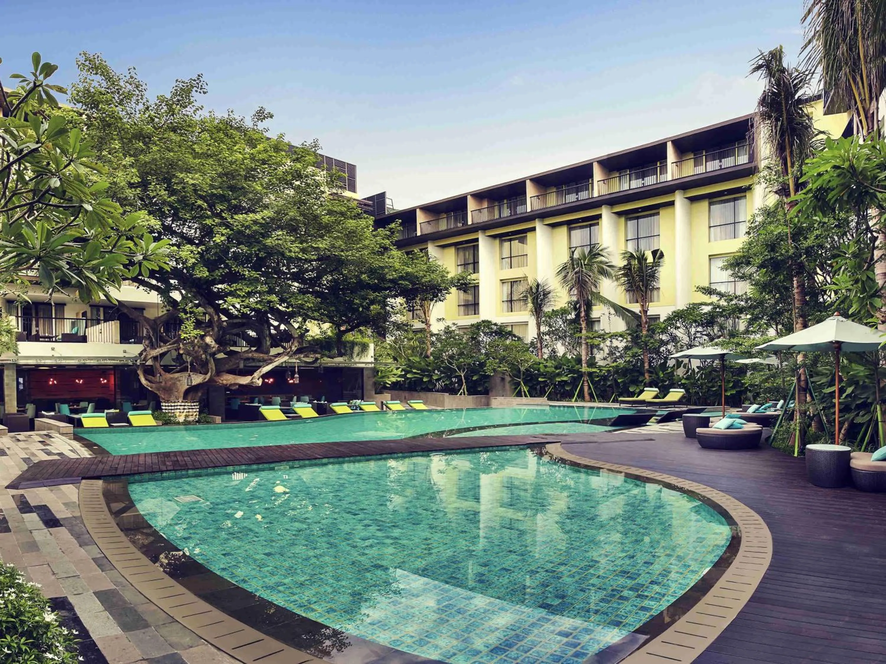 Pool view in Mercure Bali Legian