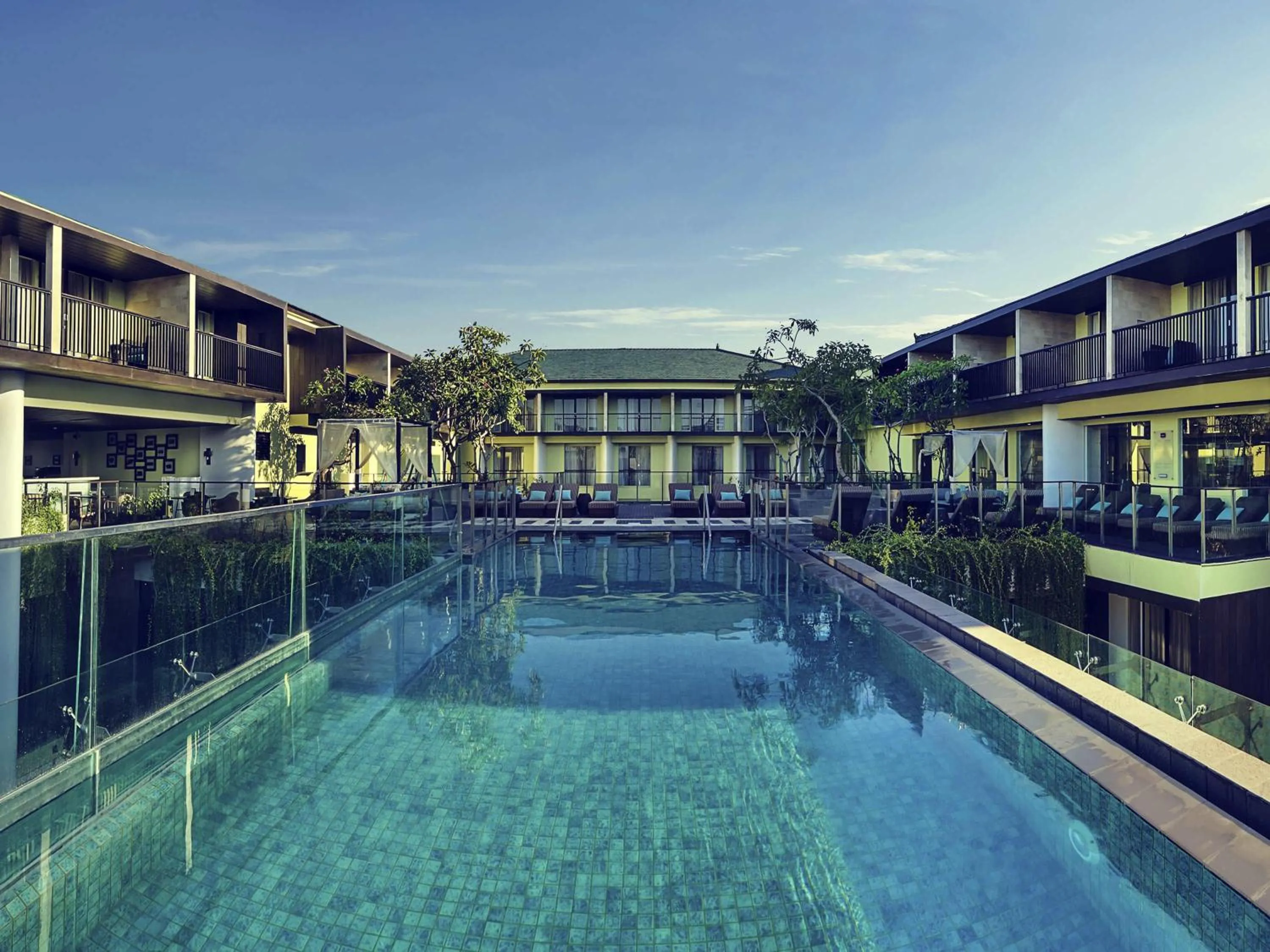 Pool view in Mercure Bali Legian