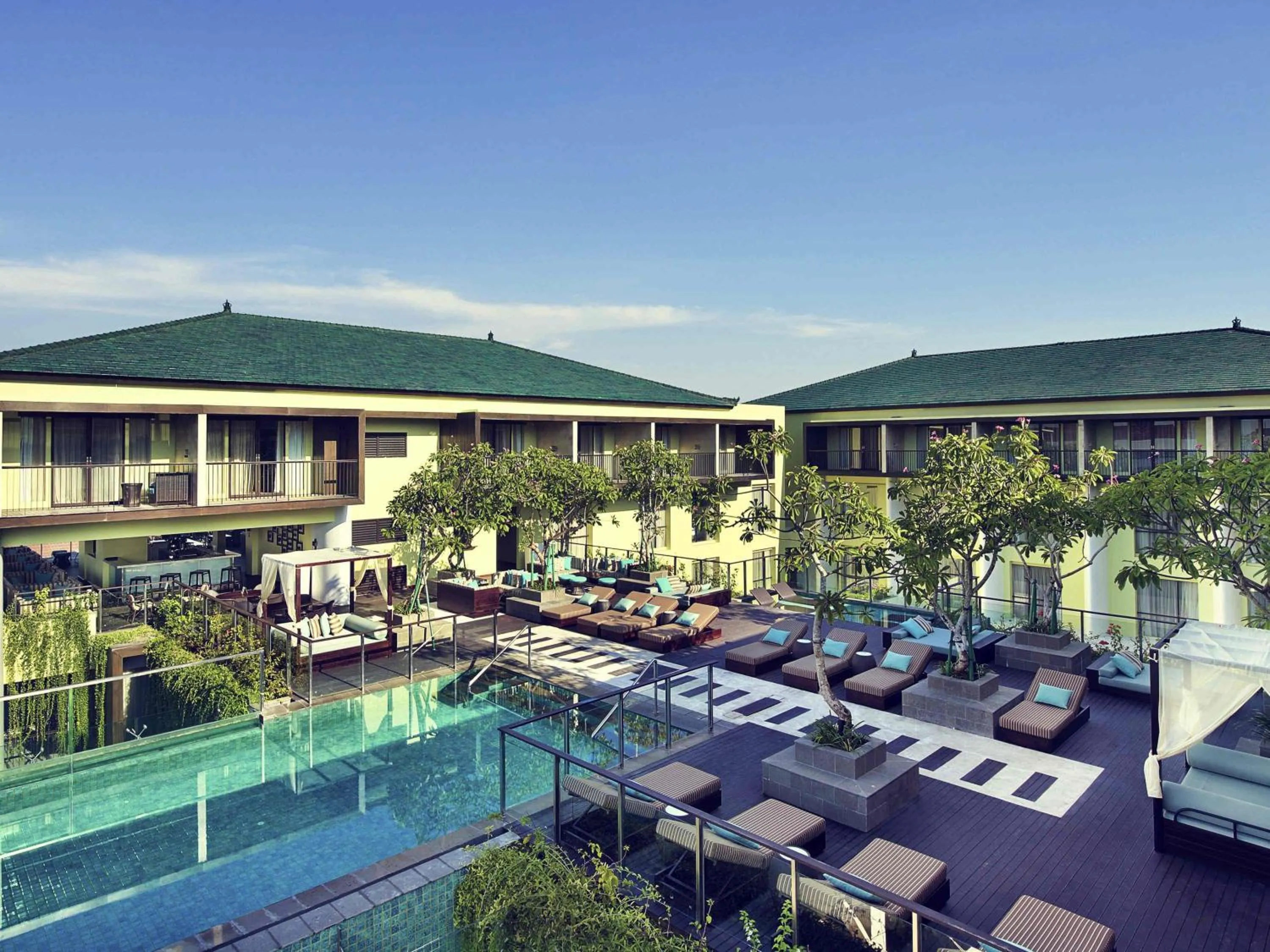 Pool view in Mercure Bali Legian