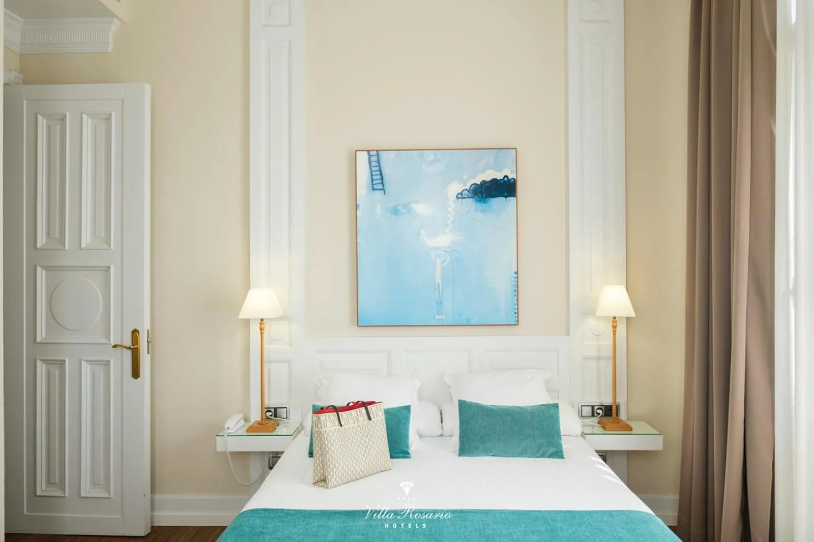 Bed in Hotel Villa Rosario, Palacete