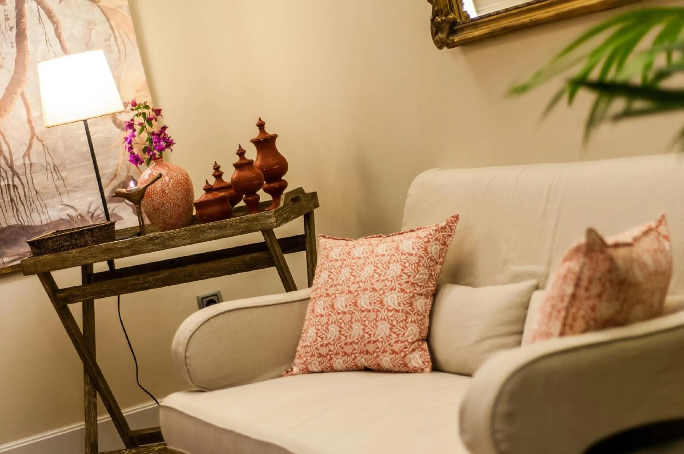 Seating area in Hotel Villa Rosario, Palacete
