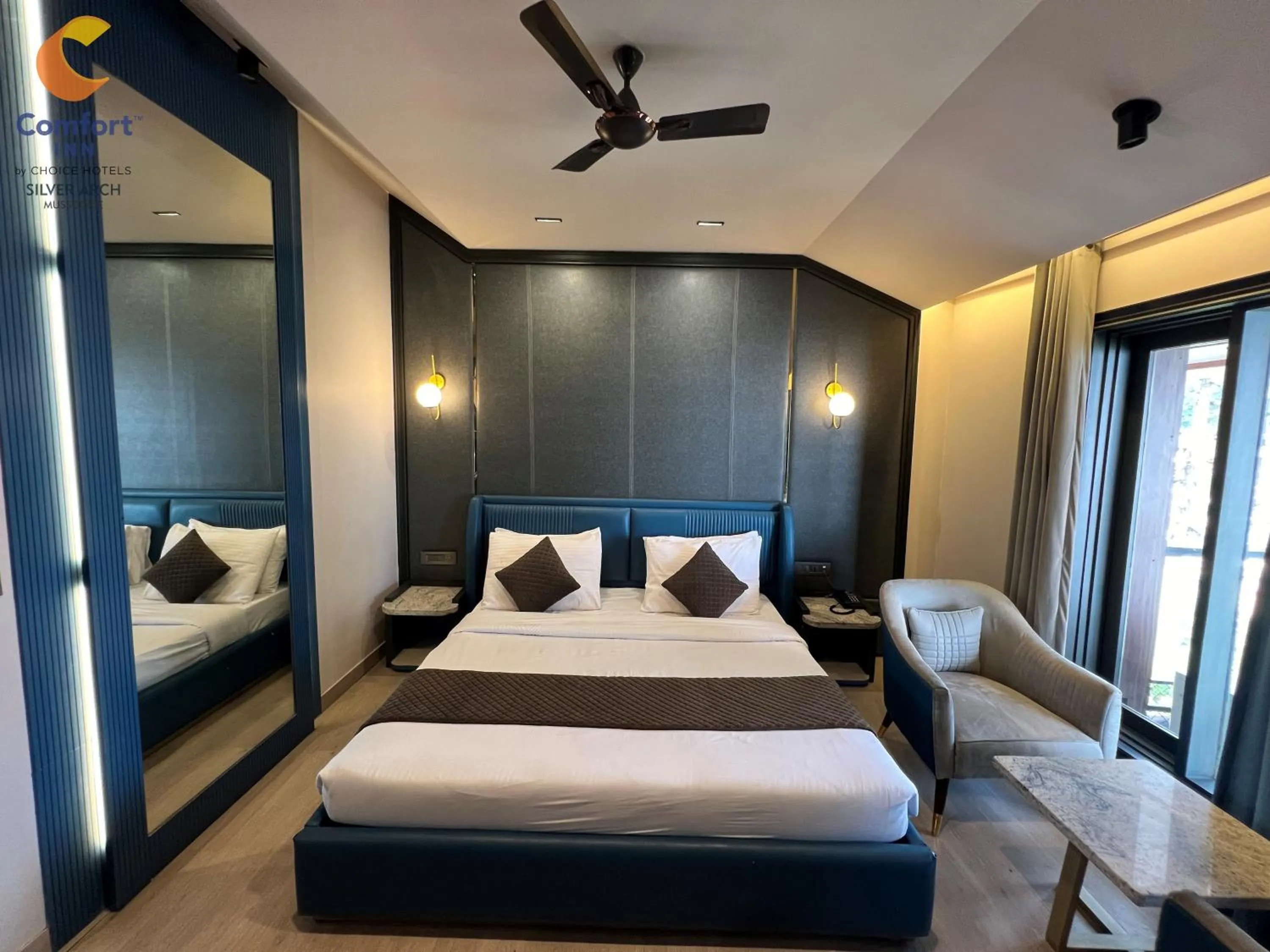 Bed in Comfort Inn Silver Arch Hotel, Mussoorie