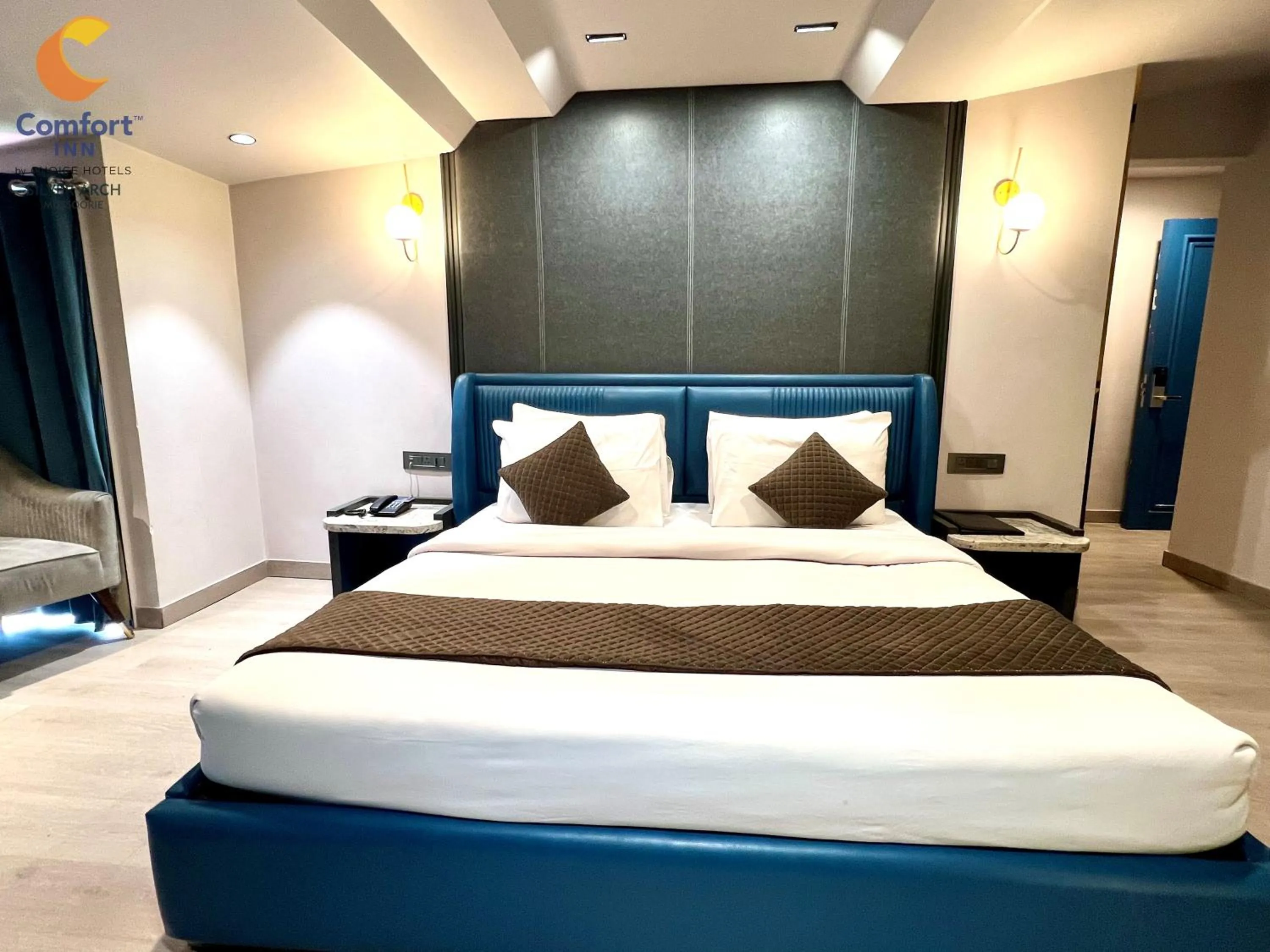 Bed in Comfort Inn Silver Arch Hotel, Mussoorie