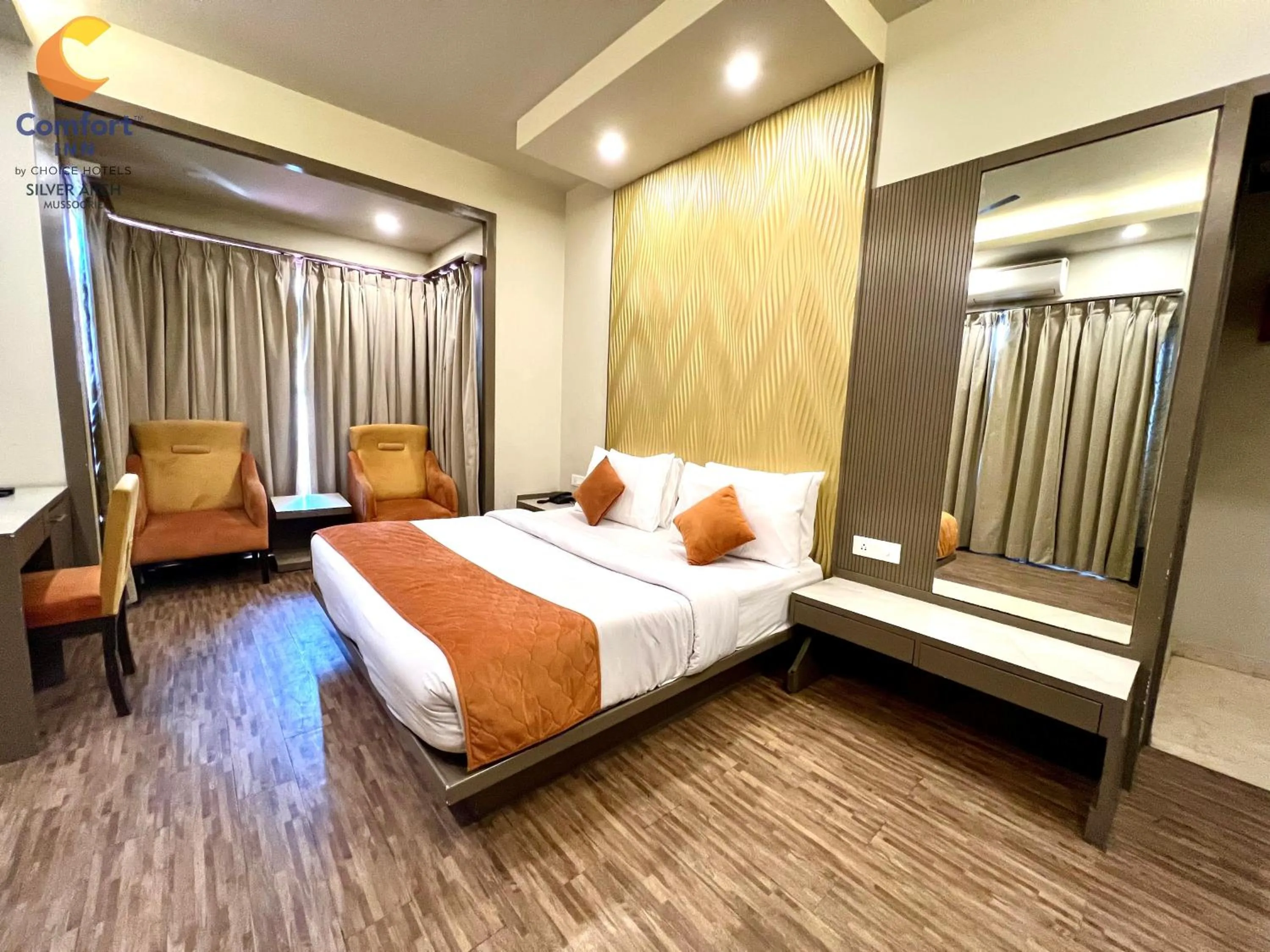 Bed in Comfort Inn Silver Arch Hotel, Mussoorie