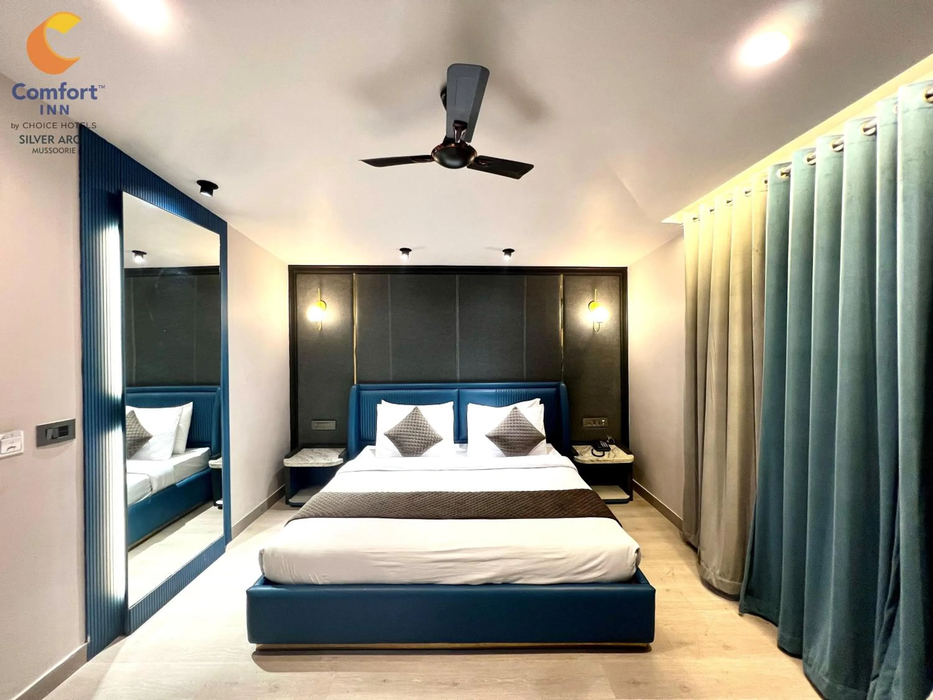 Bed in Comfort Inn Silver Arch Hotel, Mussoorie