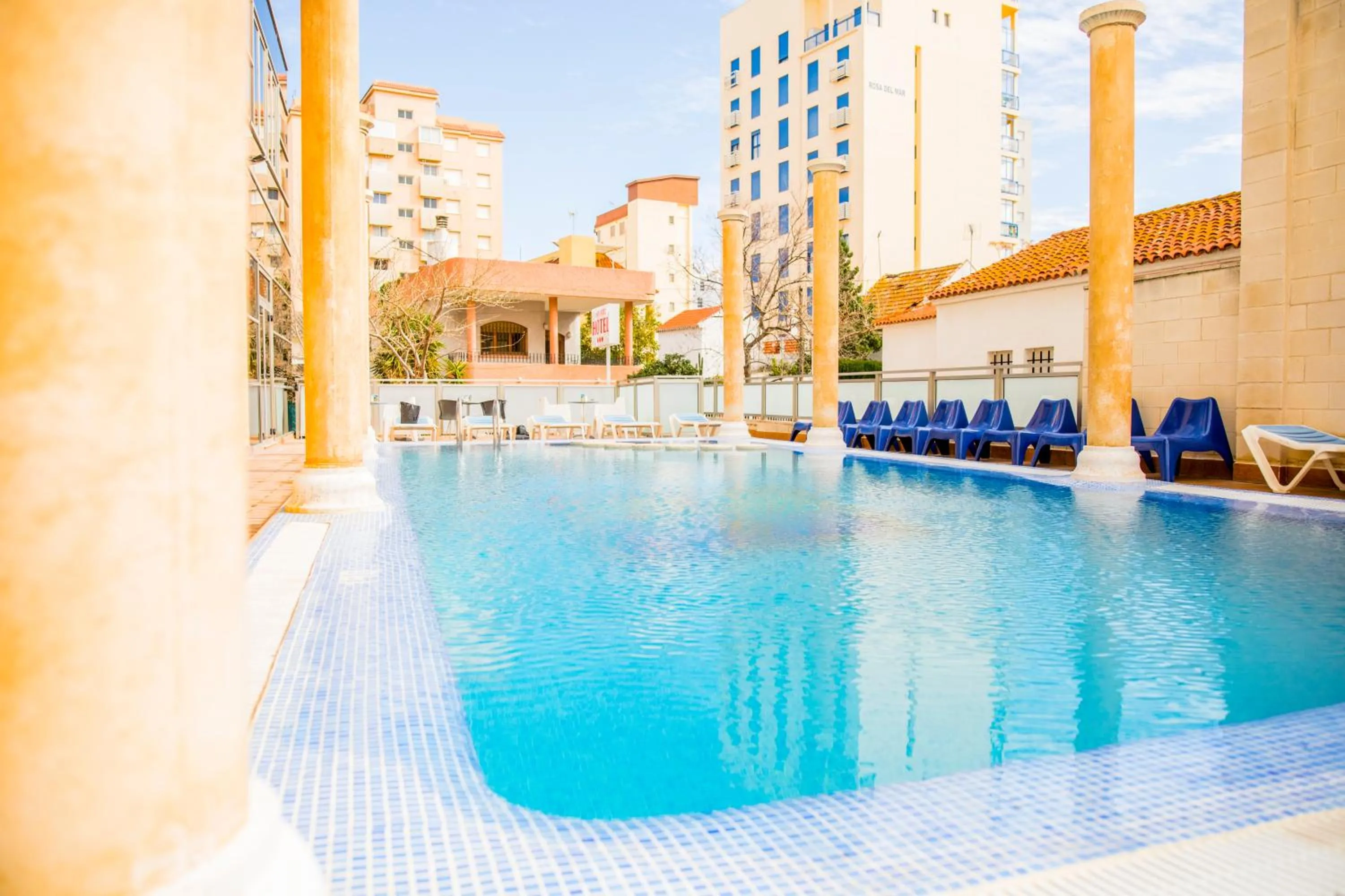 Swimming pool in Hotel Biarritz