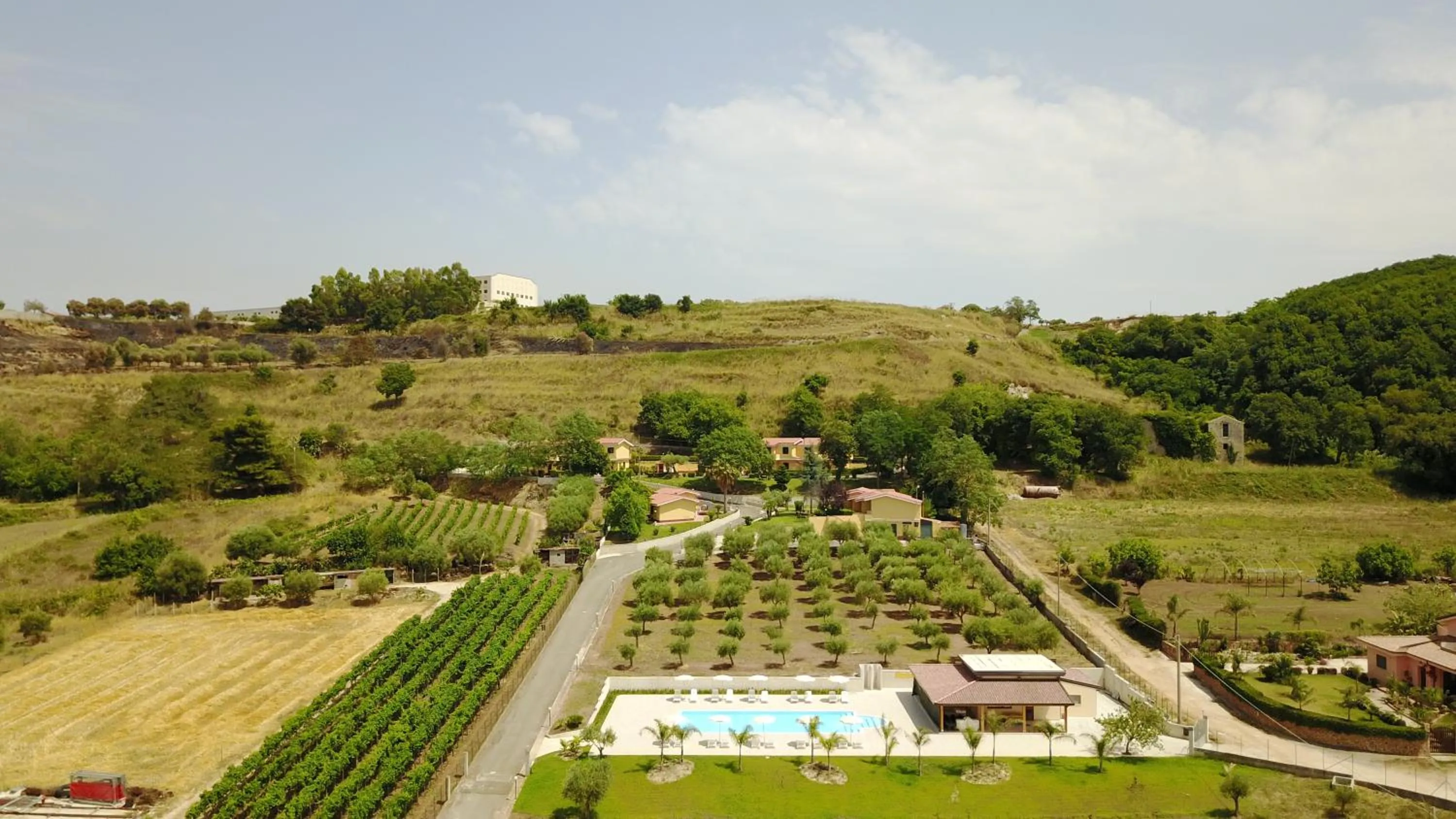 Bird's eye view in Borgo San Cosmo Tropea