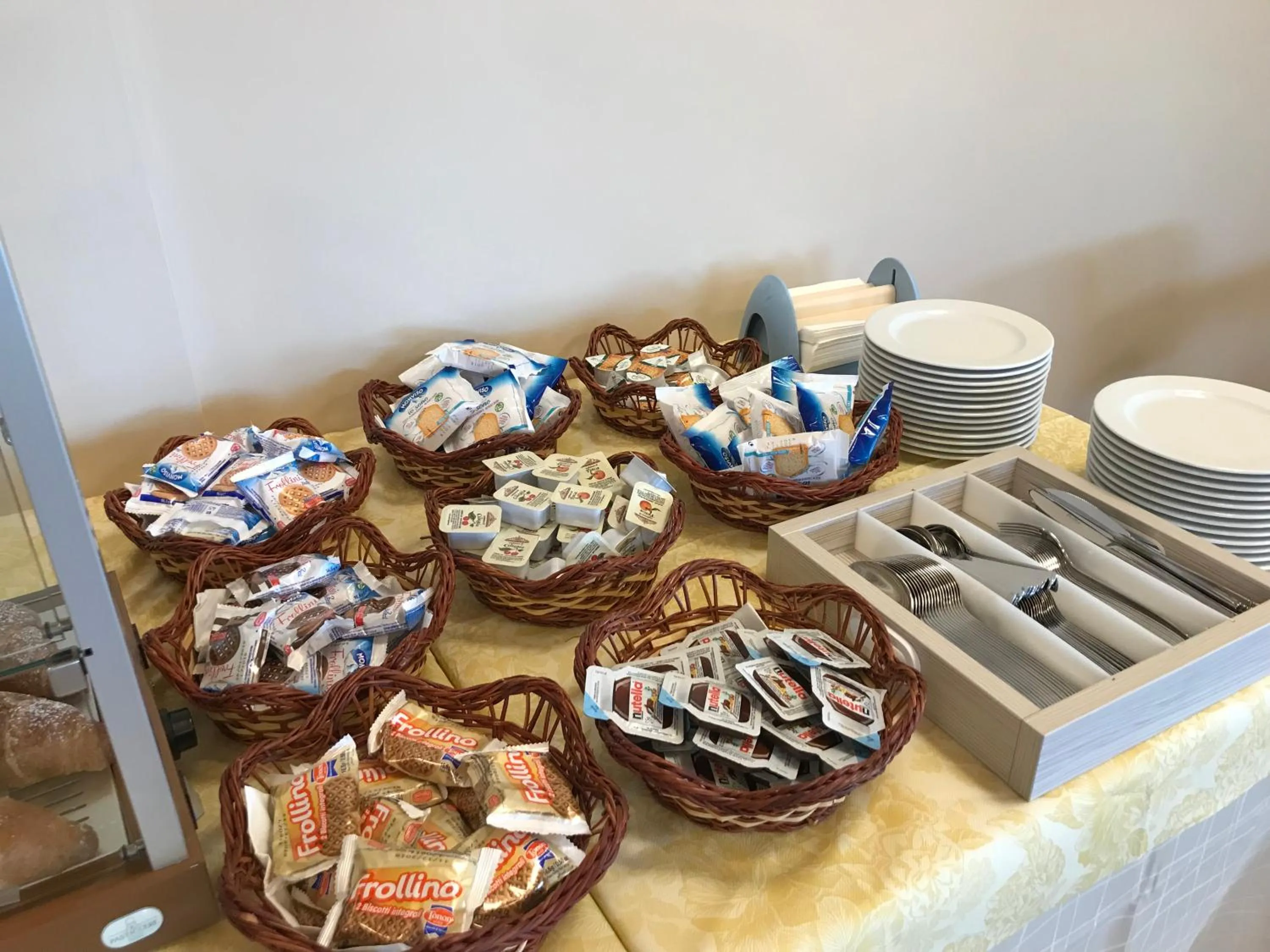 Italian breakfast in Borgo San Cosmo Tropea