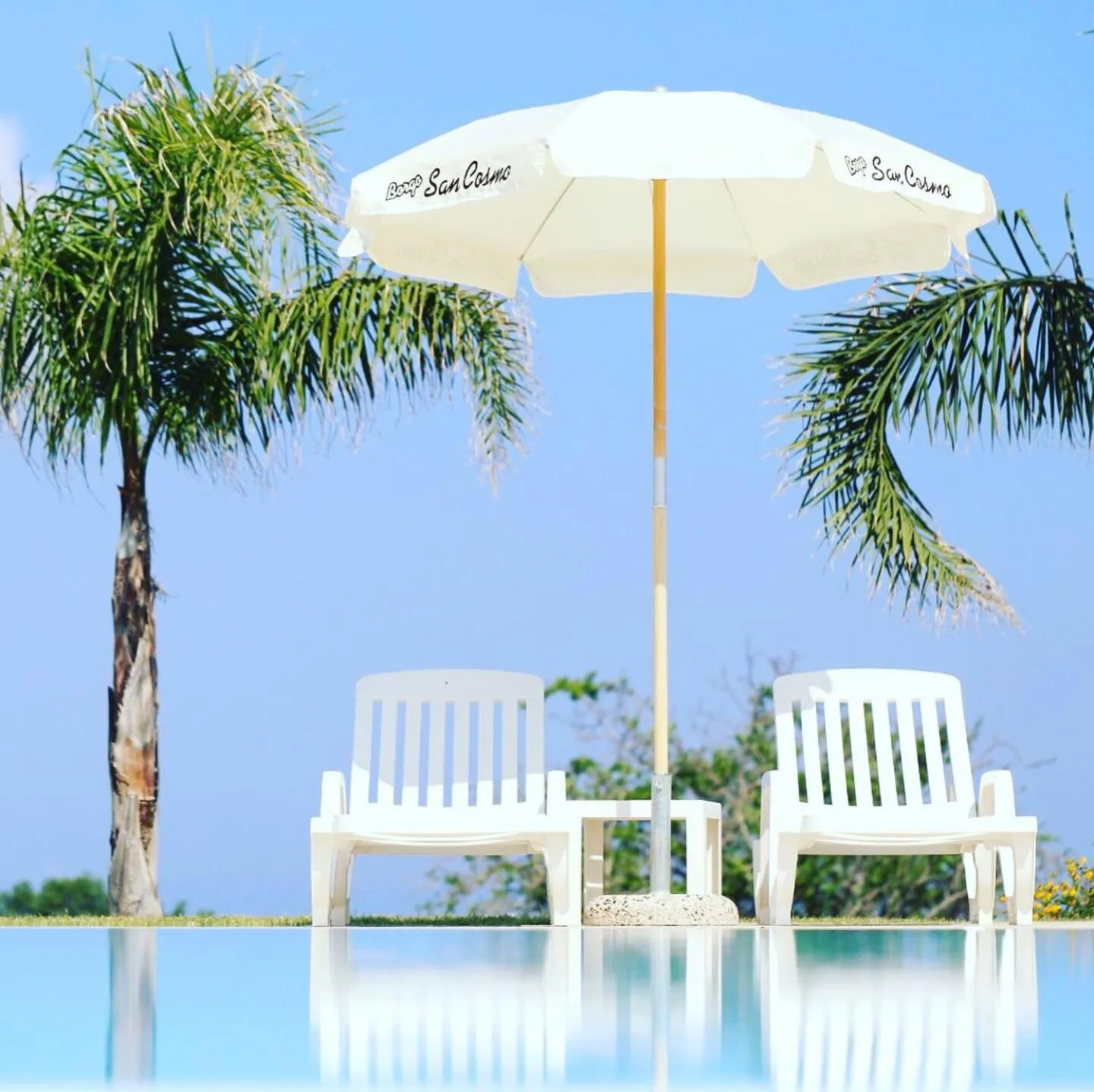 Pool view in Borgo San Cosmo Tropea
