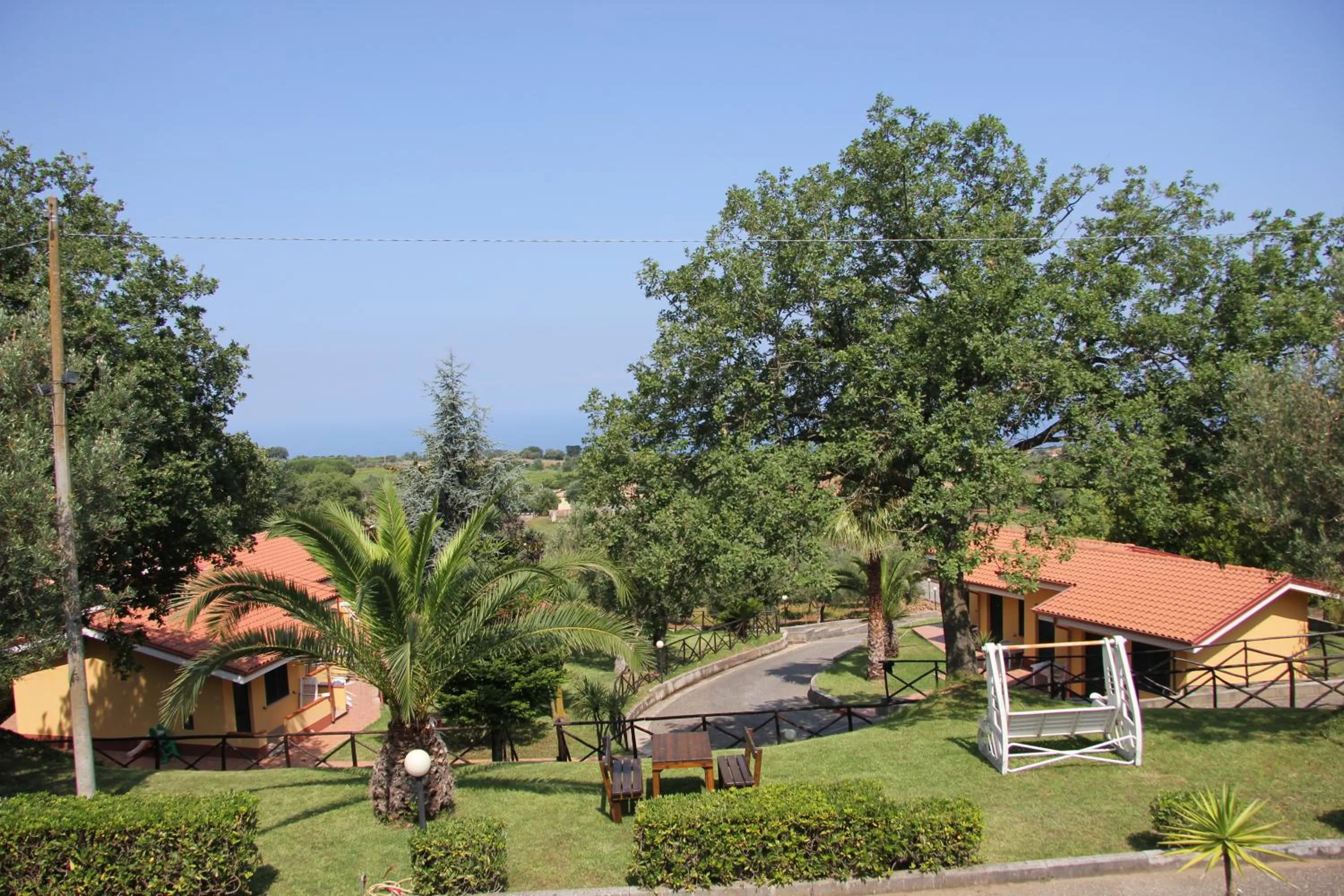 Garden view in Borgo San Cosmo Tropea