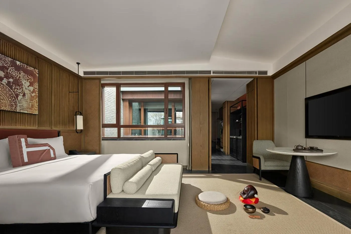 Bedroom, Bed in Homm Changchun Beihu