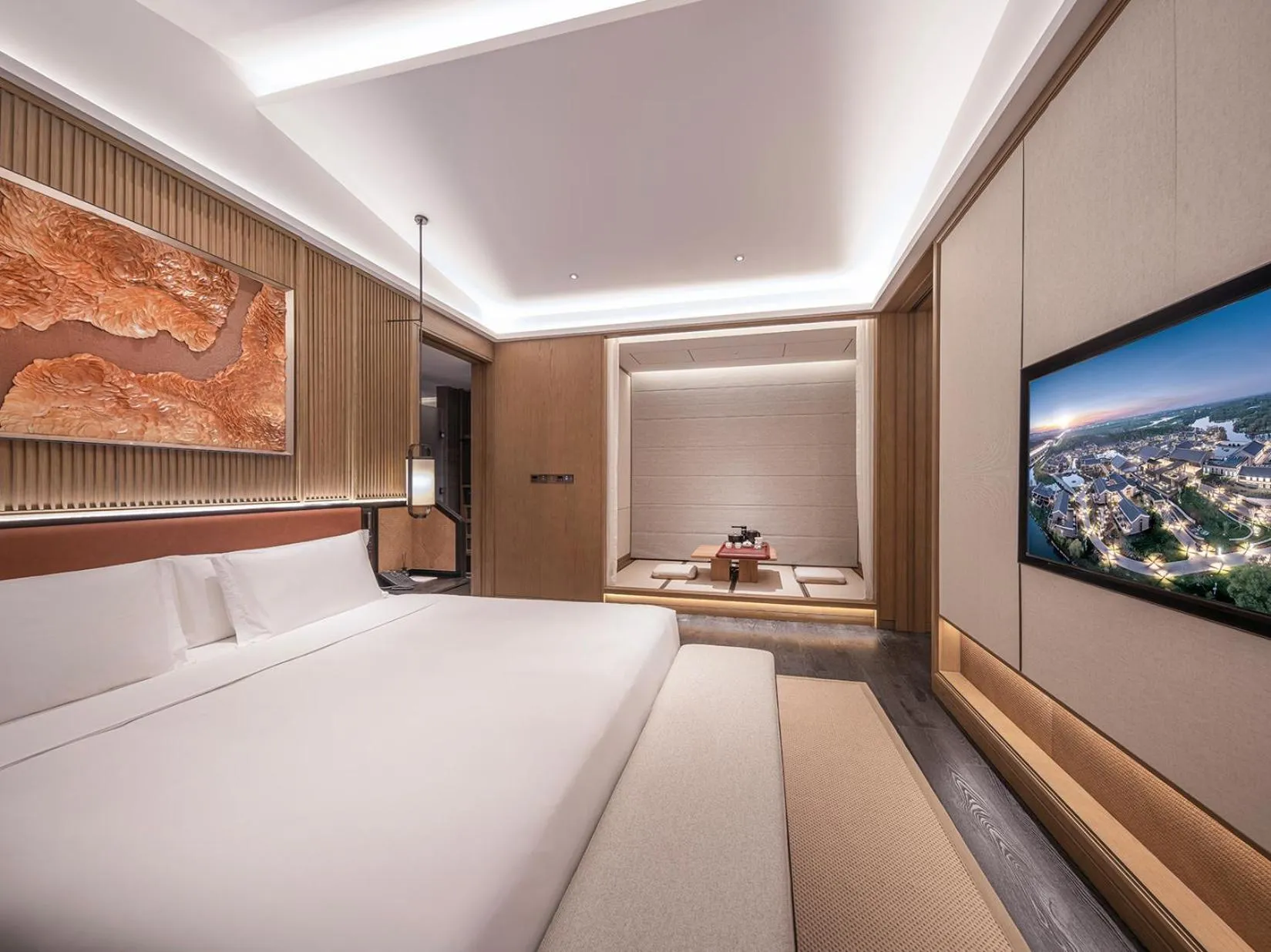 Bedroom, Bed in Homm Changchun Beihu