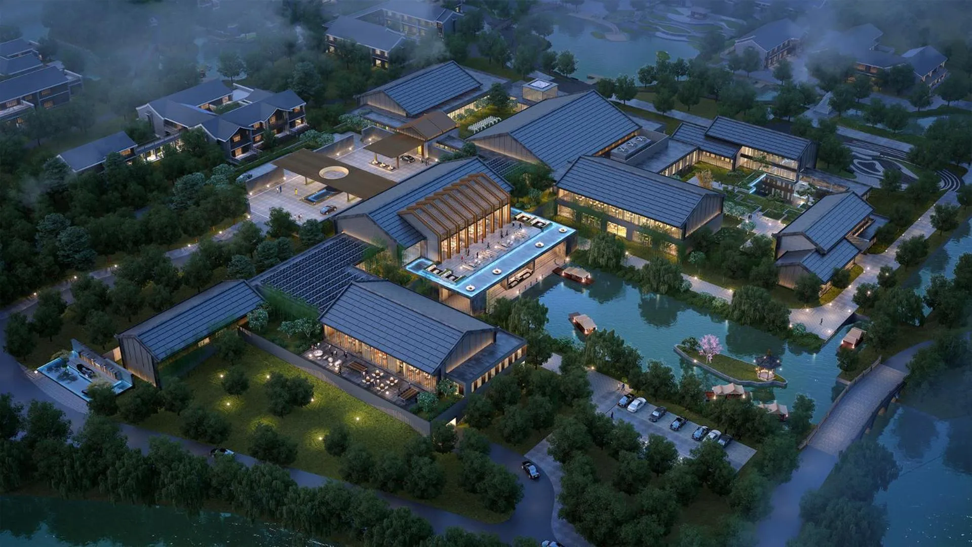 Bird's eye view in Homm Changchun Beihu